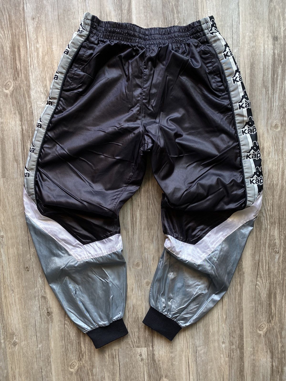 Kappa side stripe track pants shop
