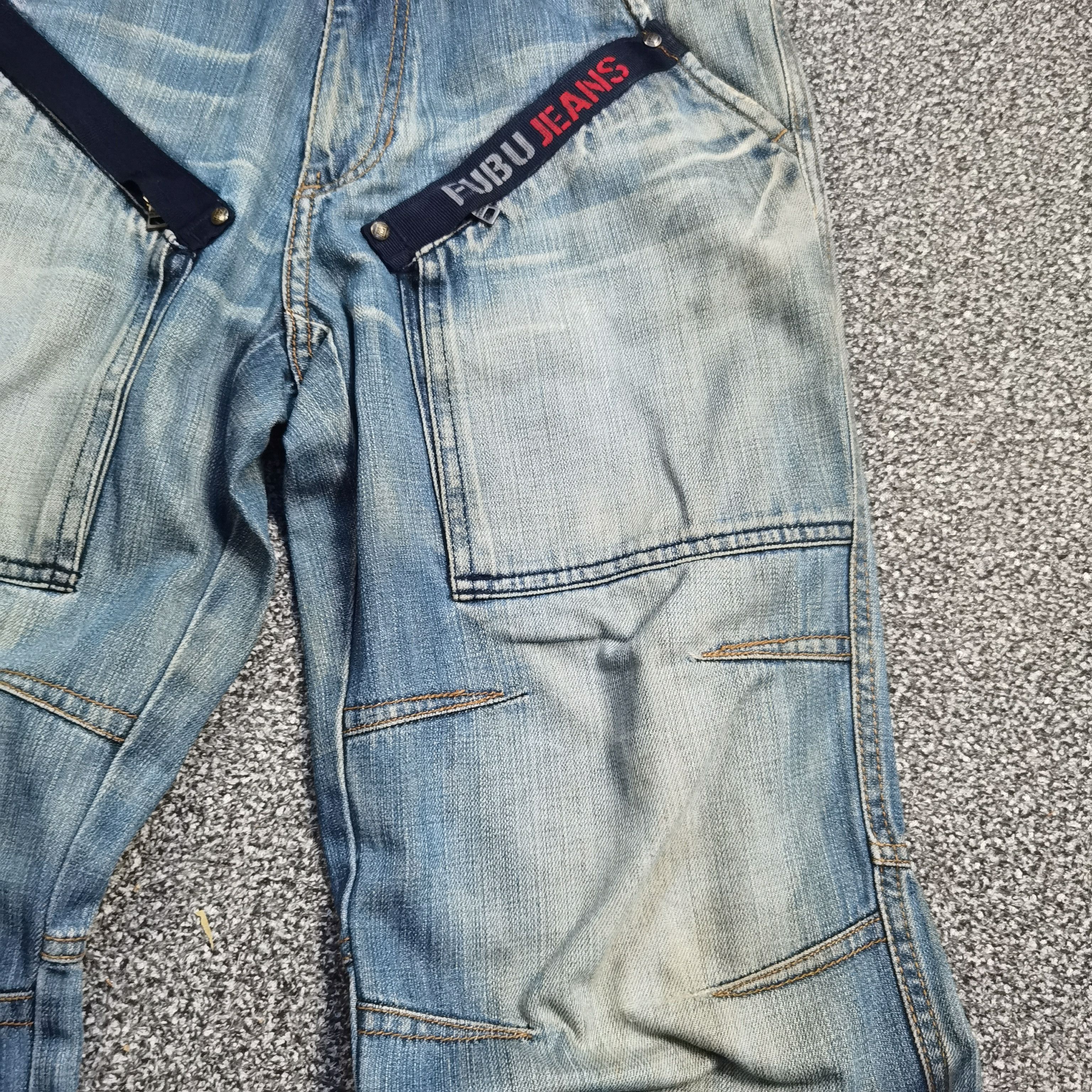 Fubu 🇯🇵 90s Hiphop Fubu Baggy Jeans Military Function Size US 30 / EU 46 - 7 Thumbnail