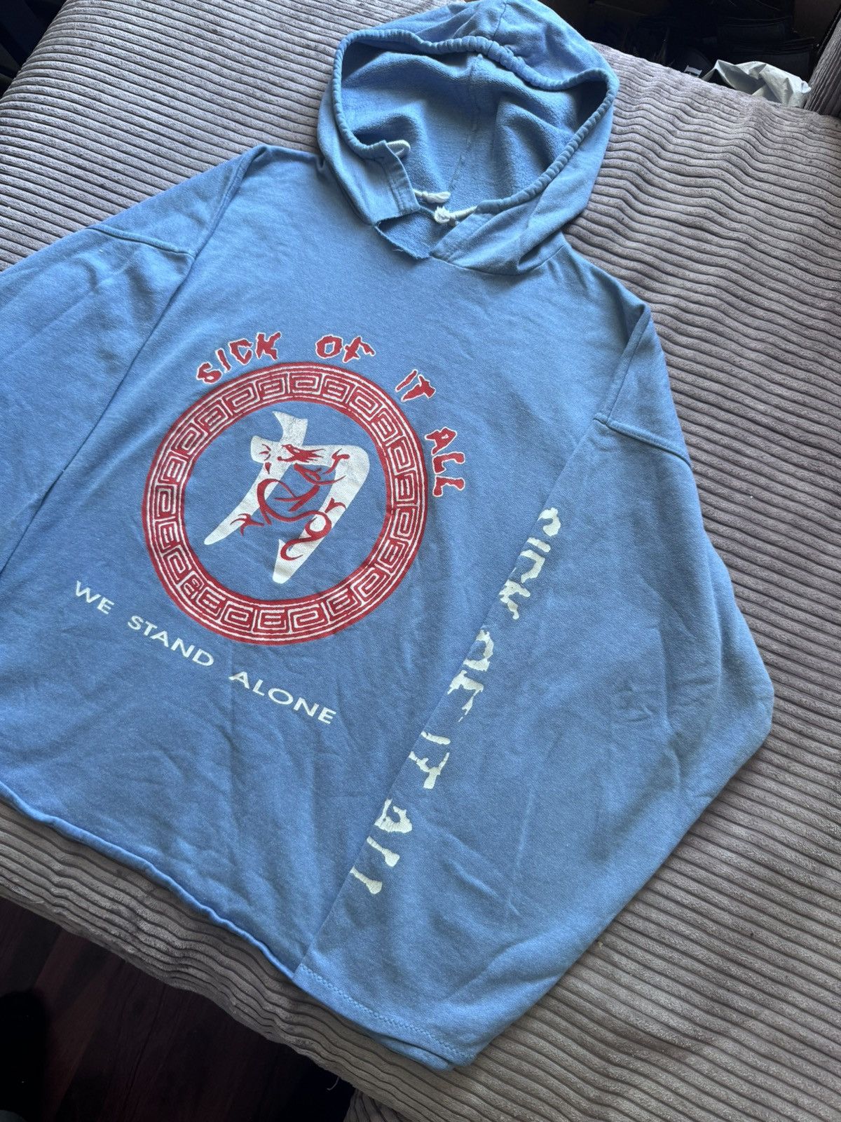Band Tees Vintage 90s Sick of it All Hoodie stand alone Hardcore band Size US L / EU 52-54 / 3 - 3 Thumbnail