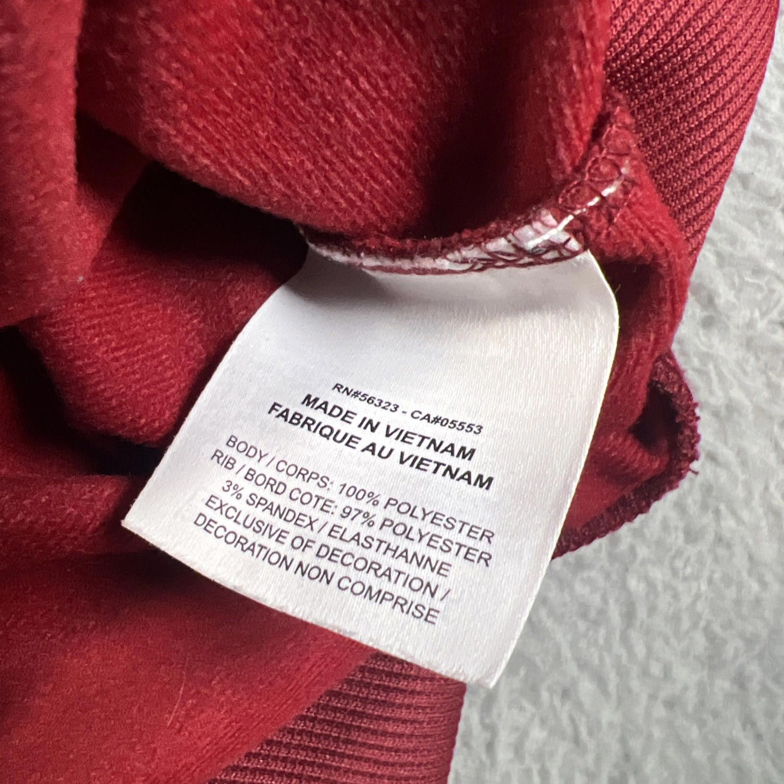 Nike Nike Jacket Womens Medium Heritage Track Crop Full Zip L/S Size M / US 6-8 / IT 42-44 - 3 Thumbnail