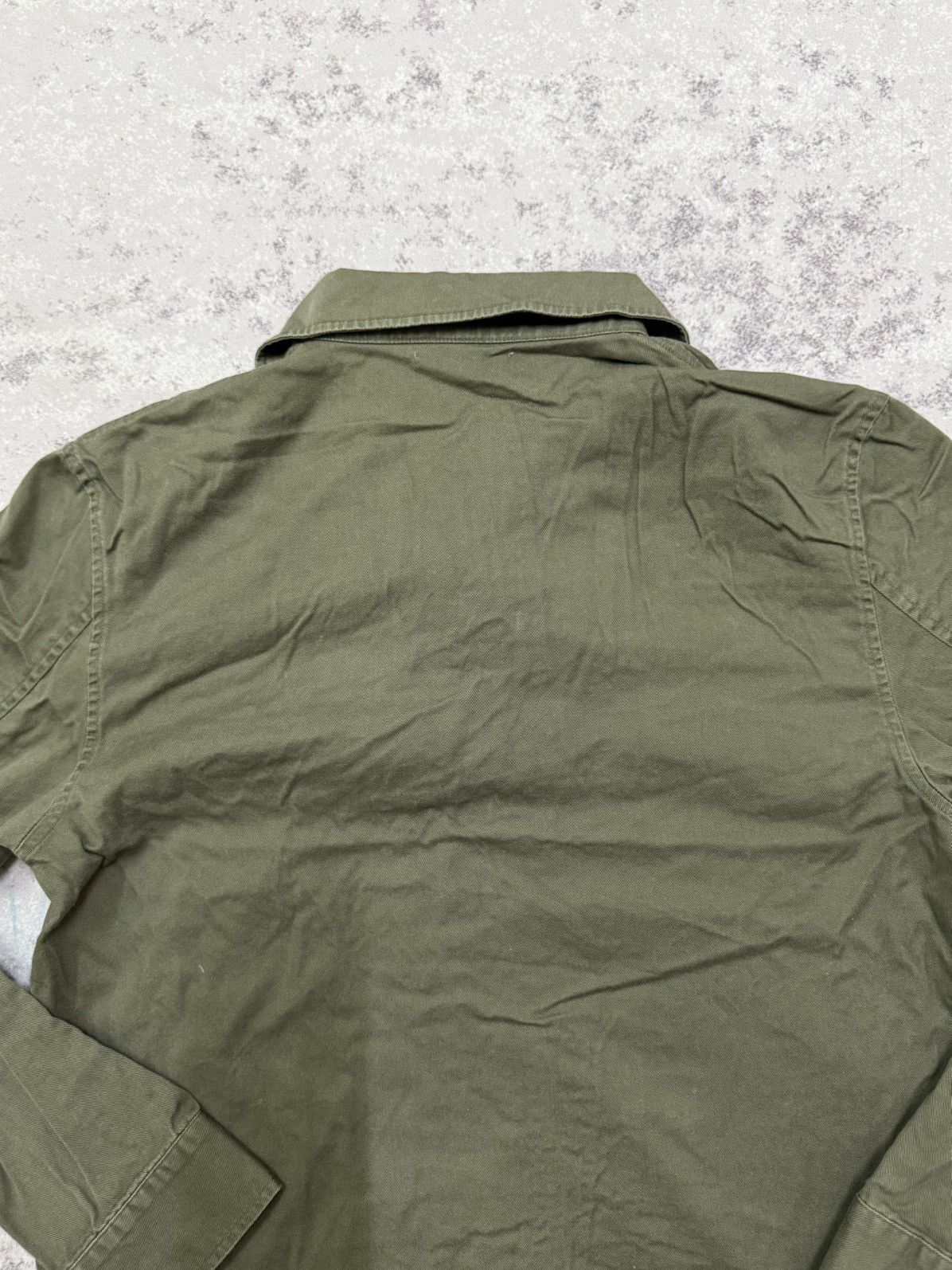Vintage Browny U.S Army Military Open Colar Button Up shirt Size S / US 4 / IT 40 - 11 Thumbnail