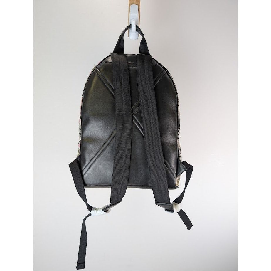 Amiri o1rshd1 Size: OS / Hibiscus Jacquard Backpack in Black Size ONE SIZE - 9 Thumbnail