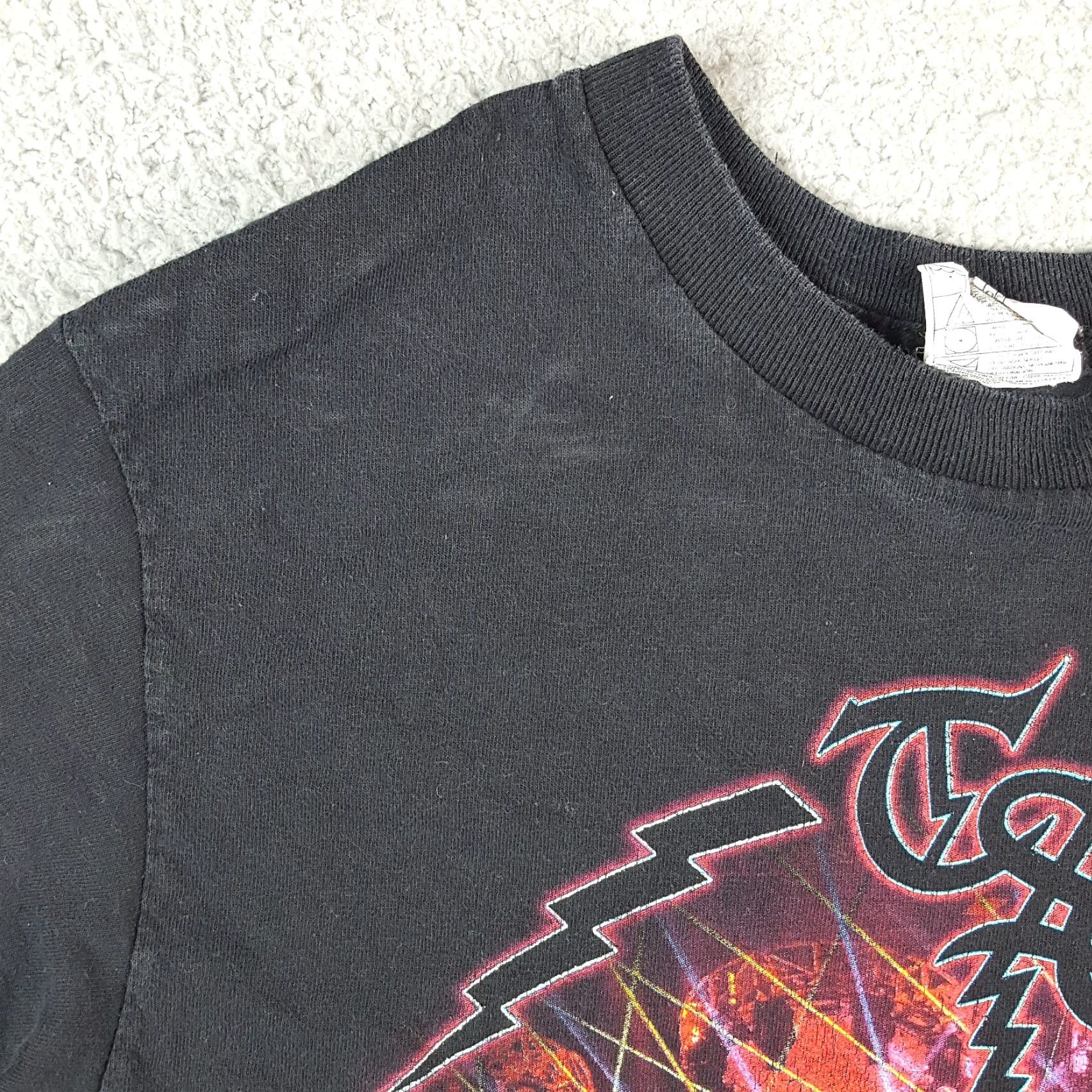 Vintage VINTAGE Trans-Siberian Orchestra T-Shirt Band Shirt XL Black Crew Neck 90s Rock Mens T Shirt Size US XL / EU 56 / 4 - 4 Thumbnail