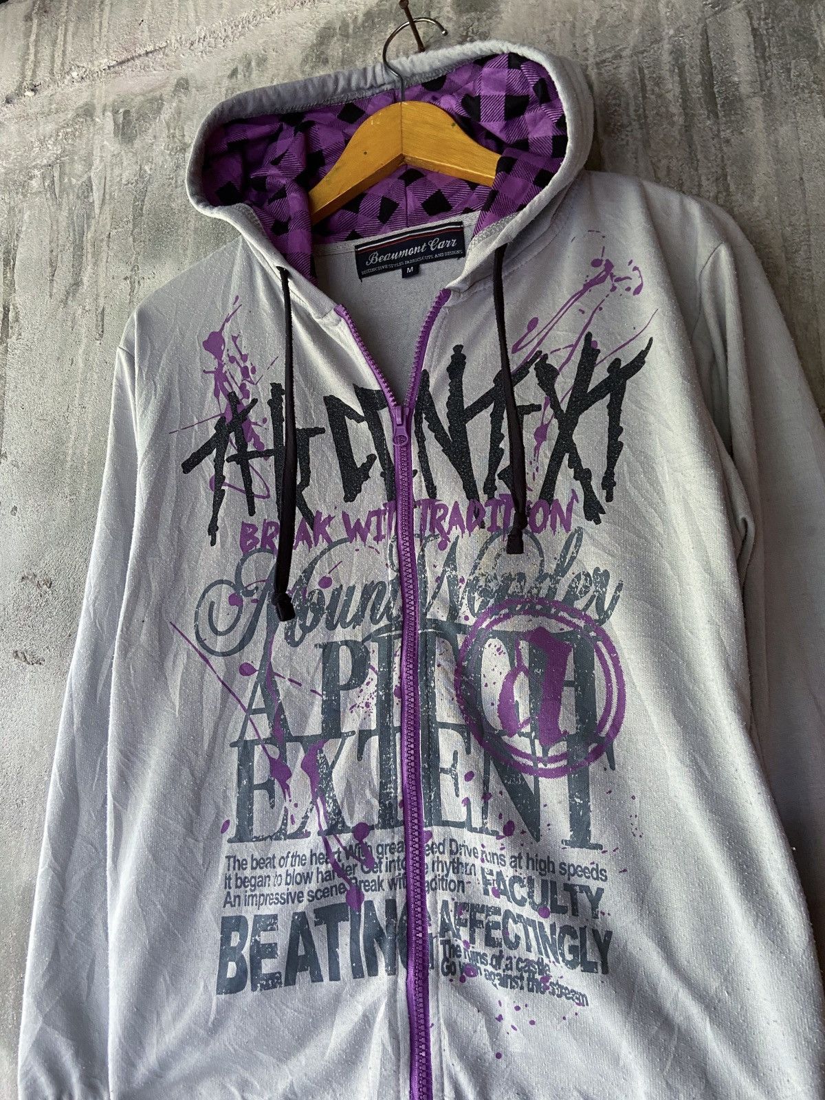 In The Attic BREAK WITH TRADITION BEAUMONT CAR ZIP HOODIE Size US S / EU 44-46 / 1 - 2 Thumbnail