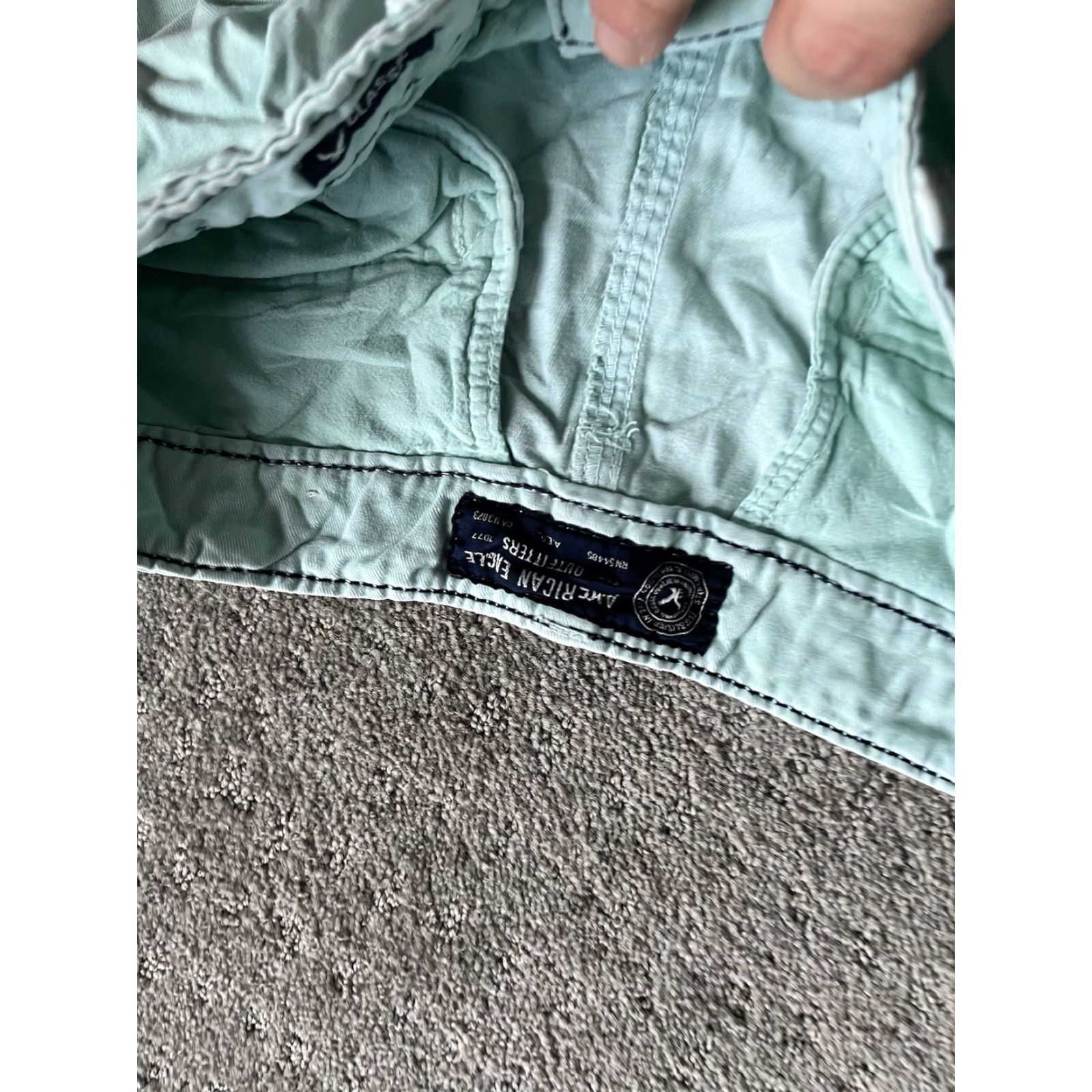 American Eagle Outfitters VINTAGE American Eagle Men's Shorts Size 30 Casual Chino Cotton Blue 9in Inseam Size US 30 / EU 46 - 4 Thumbnail