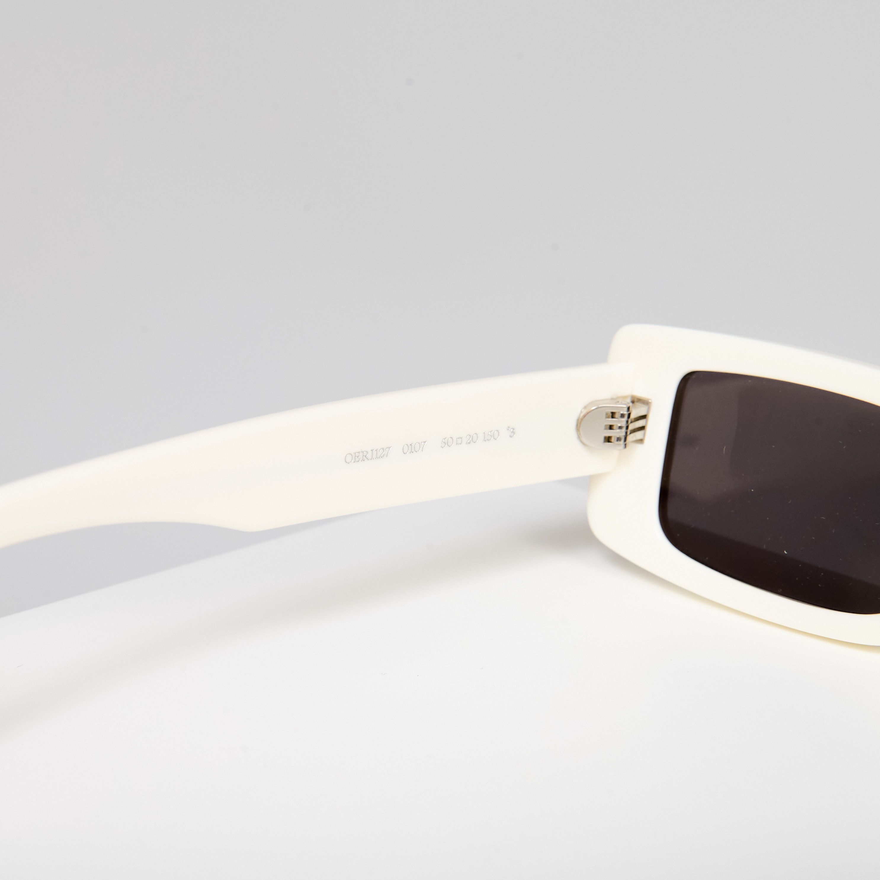 Off-White OFF WHITE ARTHUR WHITE DARK GREY SUNGLASSES Size ONE SIZE - 5 Thumbnail