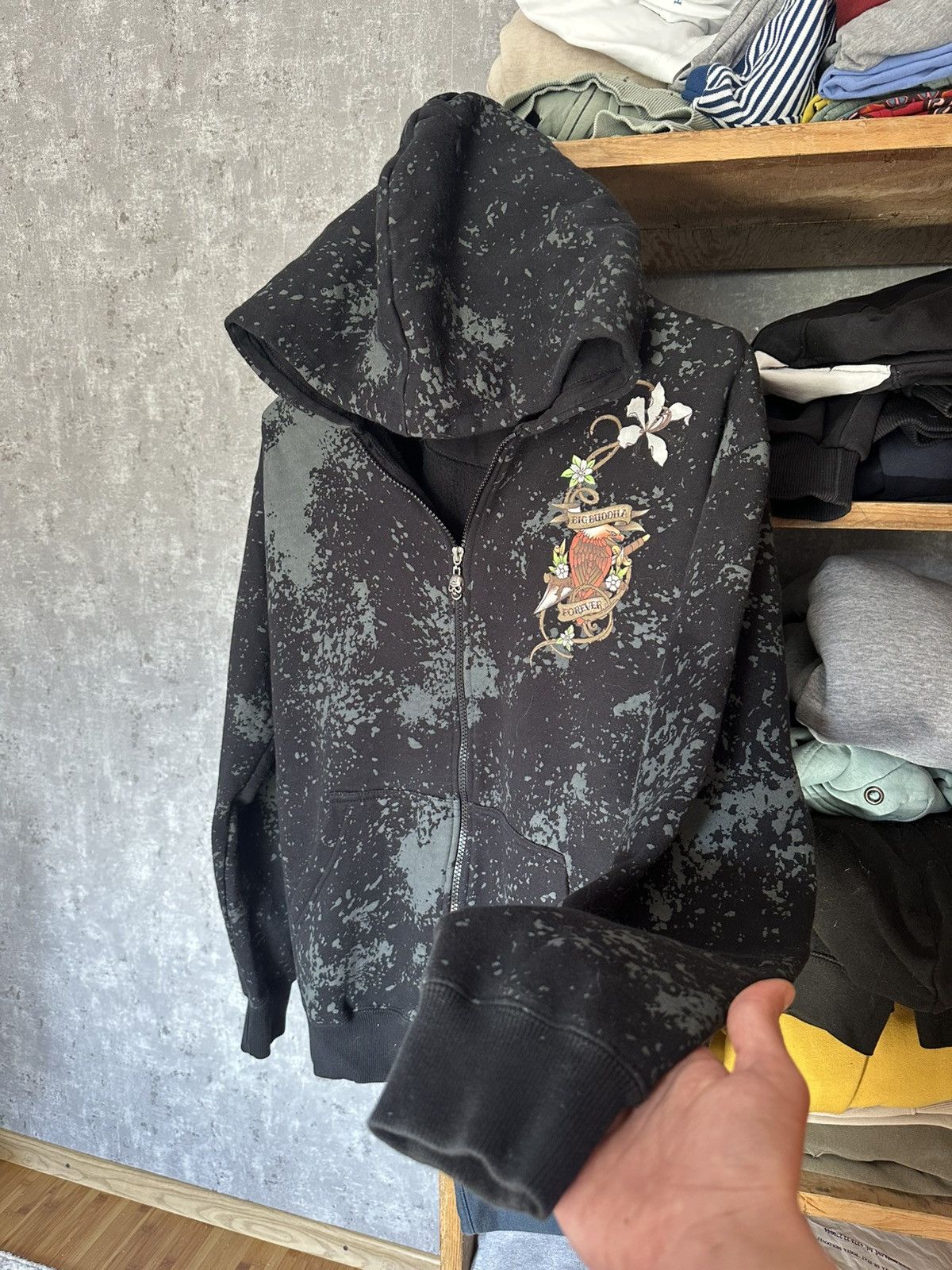 Hysteric Glamour HOODIE NN Y2K VINTAGE STREETWEAR SMALL LOGO,SIZE L Size US L / EU 52-54 / 3 - 2 Thumbnail