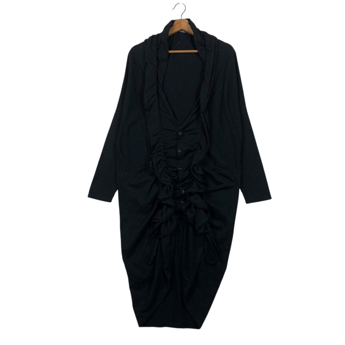 Limi Feu 🔥RICH BLACK LIMI FEU YOHJI YAMAMOTO LONG JACKET Size S / US 4 / IT 40 - 3 Thumbnail
