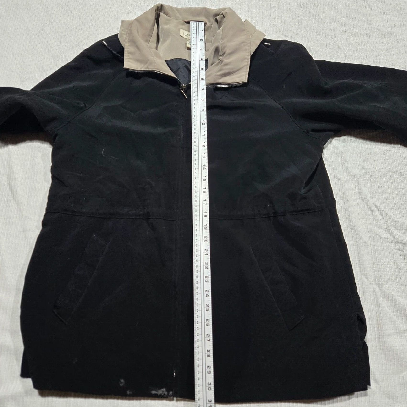 Jones New York Jones New Sports Black Hooded Full Zip Jacket Adult Men's XL Extra Large Size US M / EU 48-50 / 2 - 7 Thumbnail