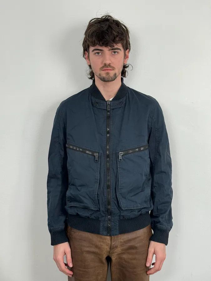 Dior 2000s Dior Navy Light Bomber Jacket Size US M / EU 48-50 / 2 - 2 Thumbnail