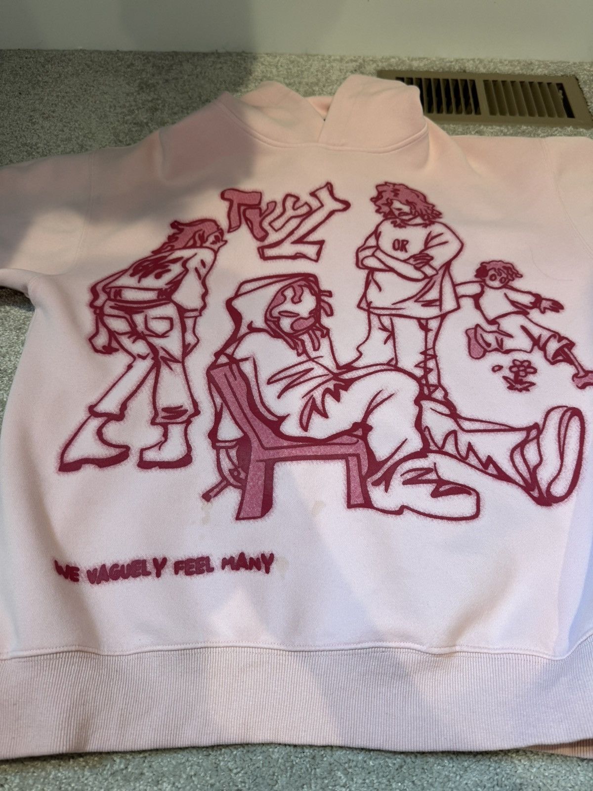Other Y2K Pink hoodie Size US M / EU 48-50 / 2 - 1 Thumbnail