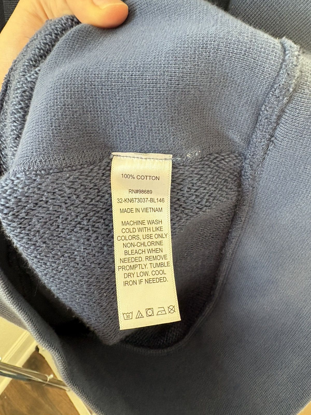 Champion × Todd Snyder TS Washed/Over dyed Blue Hoodie Size US M / EU 48-50 / 2 - 5 Thumbnail
