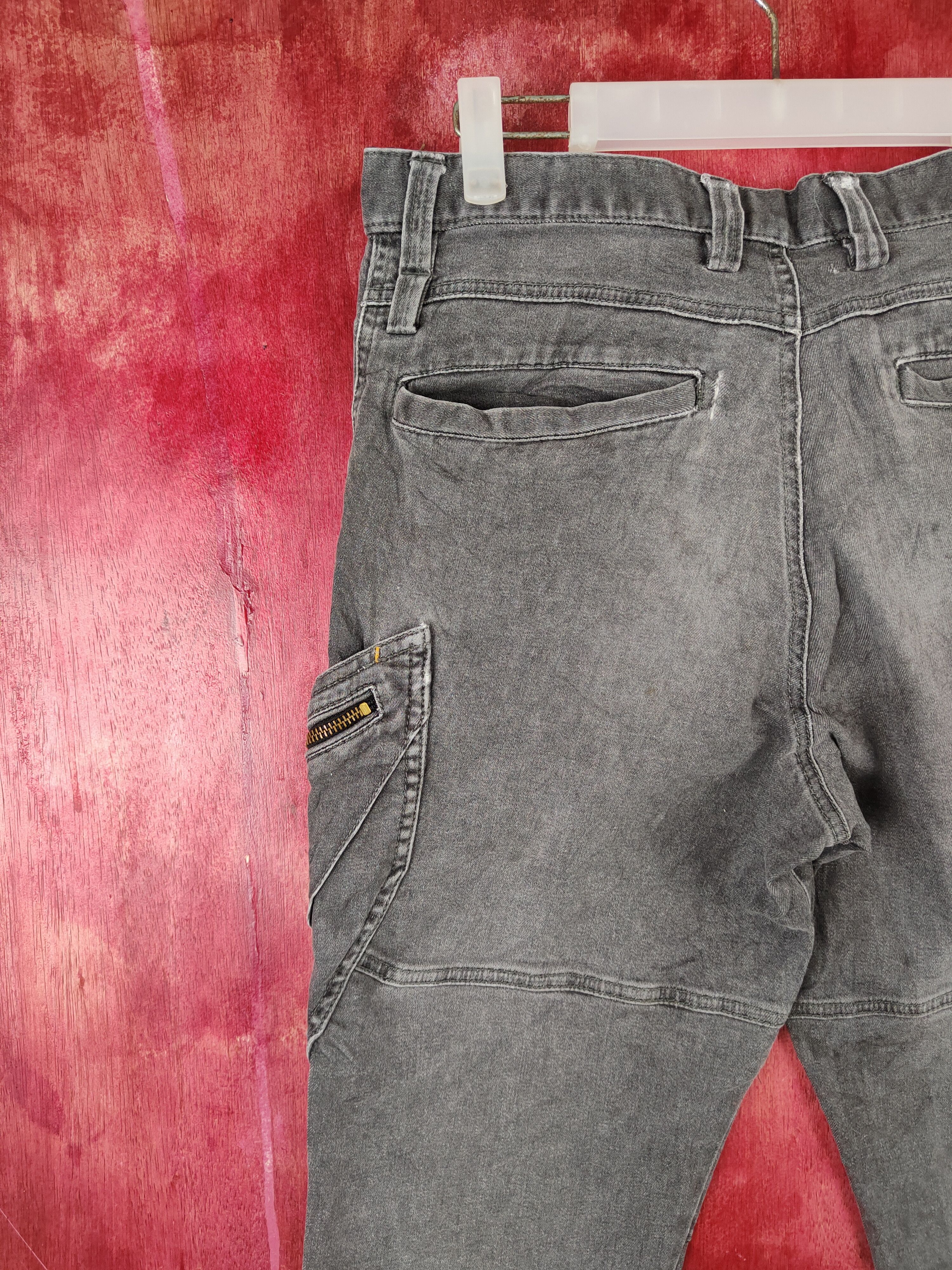 Japanese Brand TS Design Black Multipocket Tactical Denim #S1274 Size US 32 / EU 48 - 10 Thumbnail