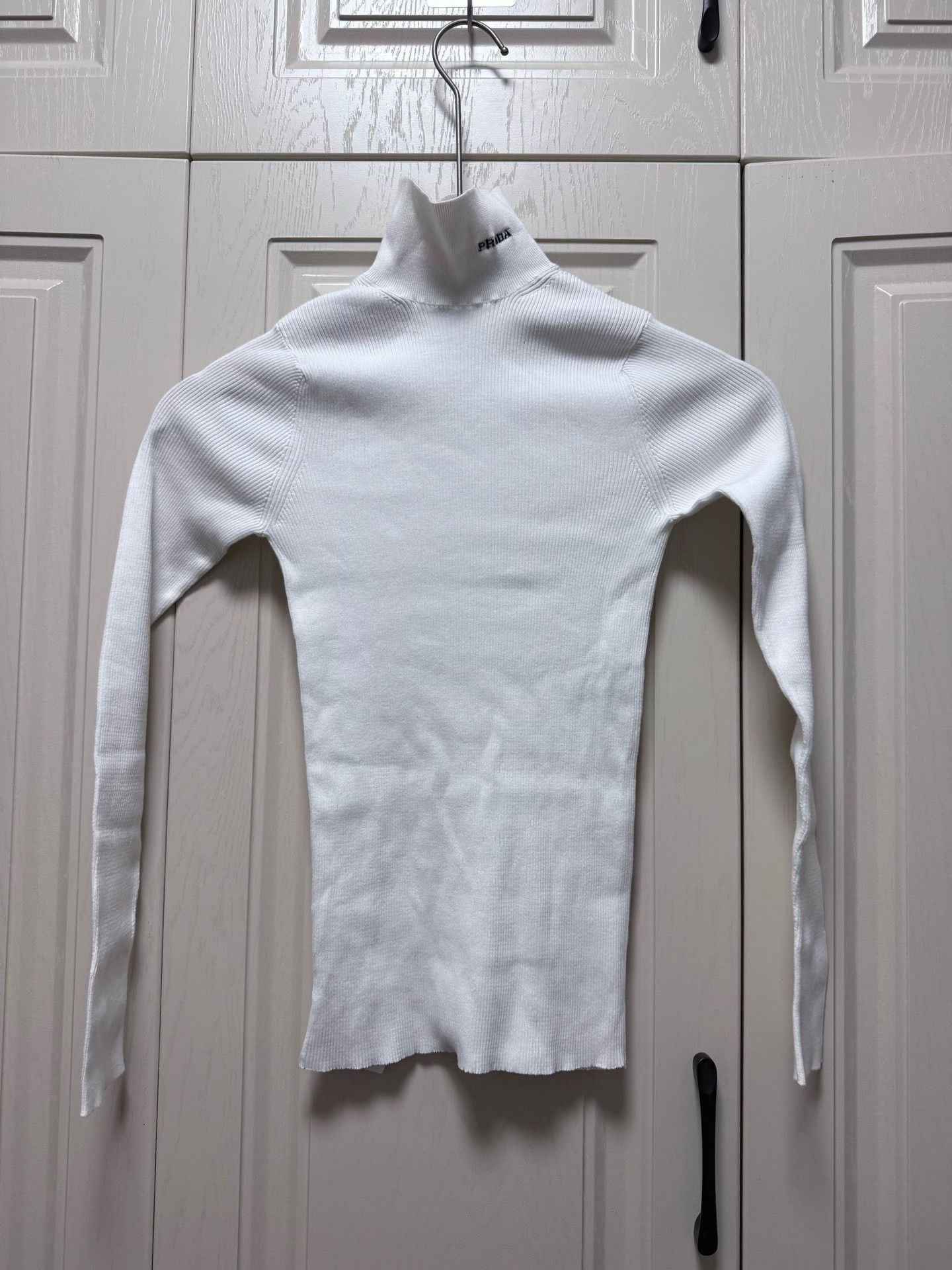 Prada Prada Women's High Neck Logo Sweater Size XS / US 0-2 / IT 36-38 - 1 Thumbnail