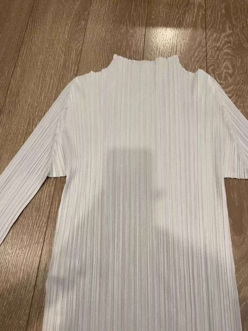 Issey Miyake Issey Miyake size:4 Light grey pleated coat Size M / US 6-8 / IT 42-44 - 3 Thumbnail