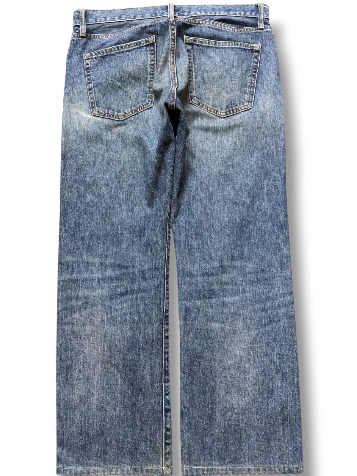 Uniqlo Vintage Uniqlo Selvedge Mudwash Distressed Denim Size US 33 - 4 Thumbnail