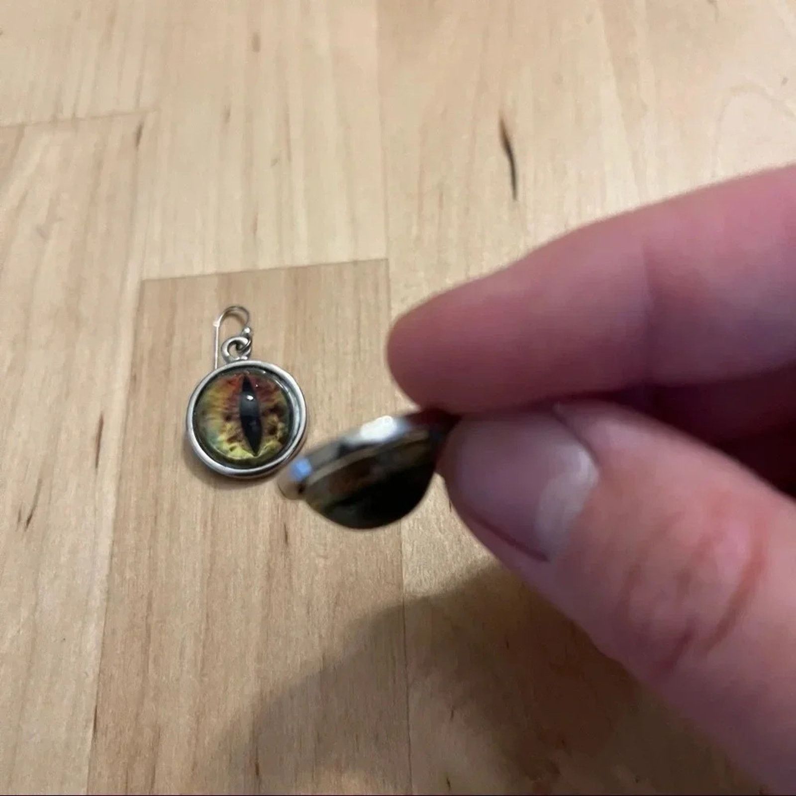Other Dragon Eye Earrings Fantasy Nerd LOTR Dangle Cosplay Size ONE SIZE - 4 Thumbnail