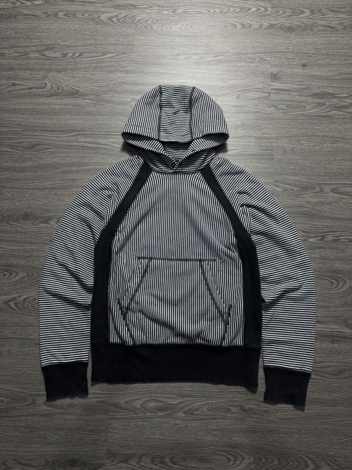 Engineered Garments Engineered Garments Strip Hoodie Size US S / EU 44-46 / 1 - 6 Thumbnail