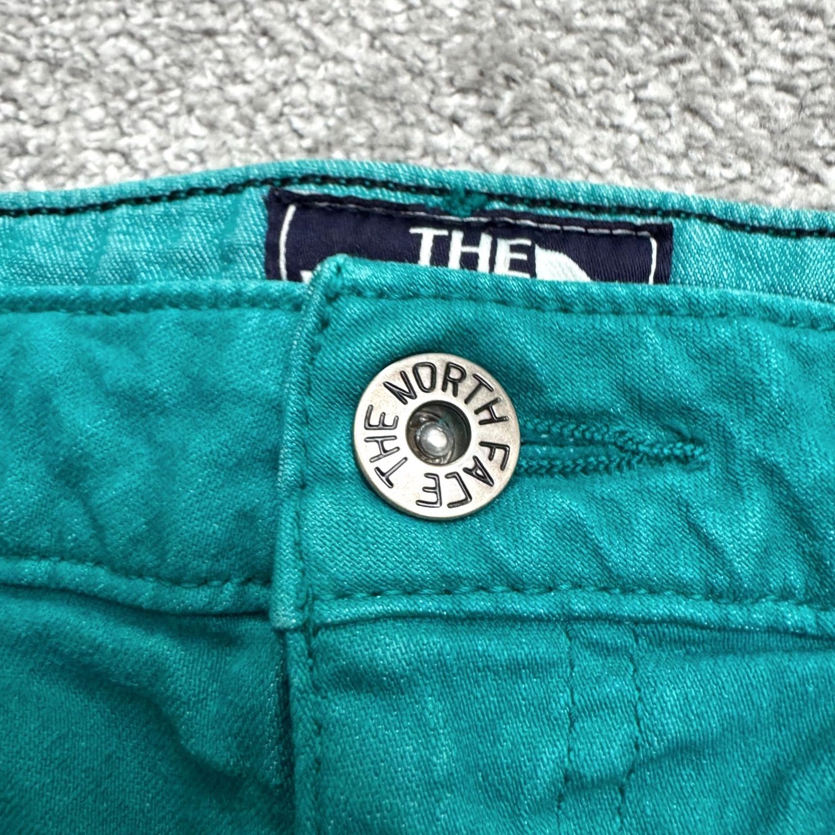 The North Face The North Face Valencia Slim Jeans Womens 2 Green Denim High Rise 5-Pocket Stretch Size 30" / US 8 / IT 44 - 5 Thumbnail