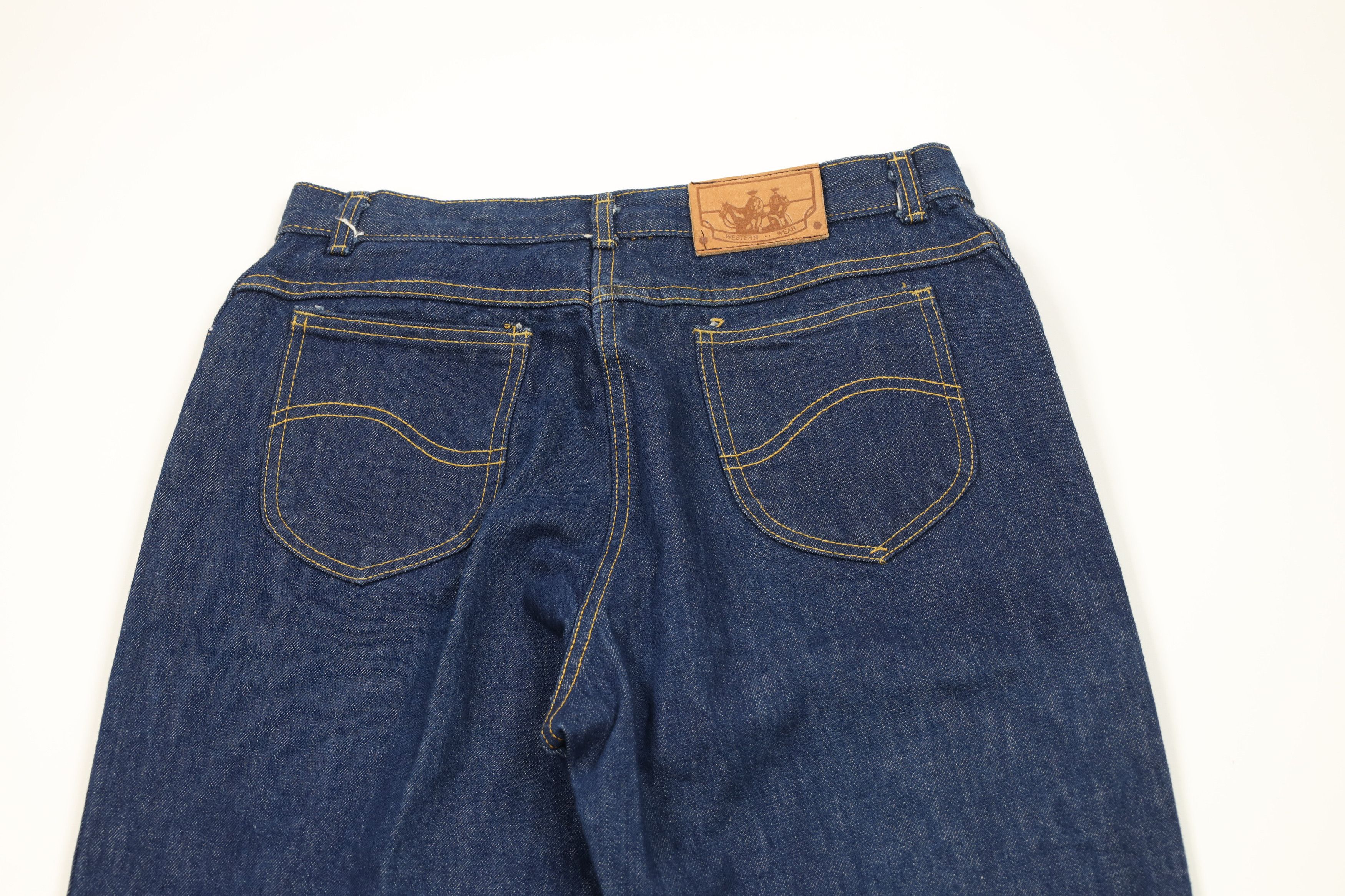 Vintage Vintage 70s 80s Streetwear Straight Leg Denim Jeans Blue Size 30" / US 8 / IT 44 - 11 Thumbnail