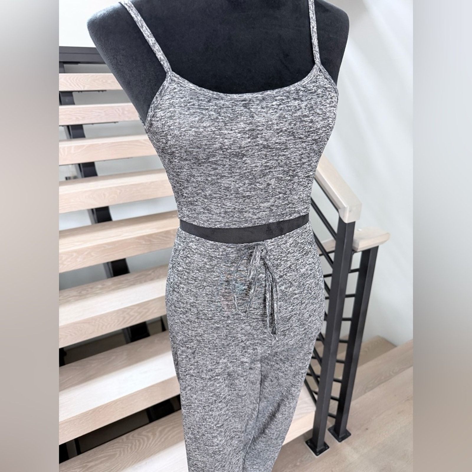 Other New Athleticwear Gym Casual Gray Matching Set with Pants Size 27" / US 4 / IT 40 - 8 Thumbnail