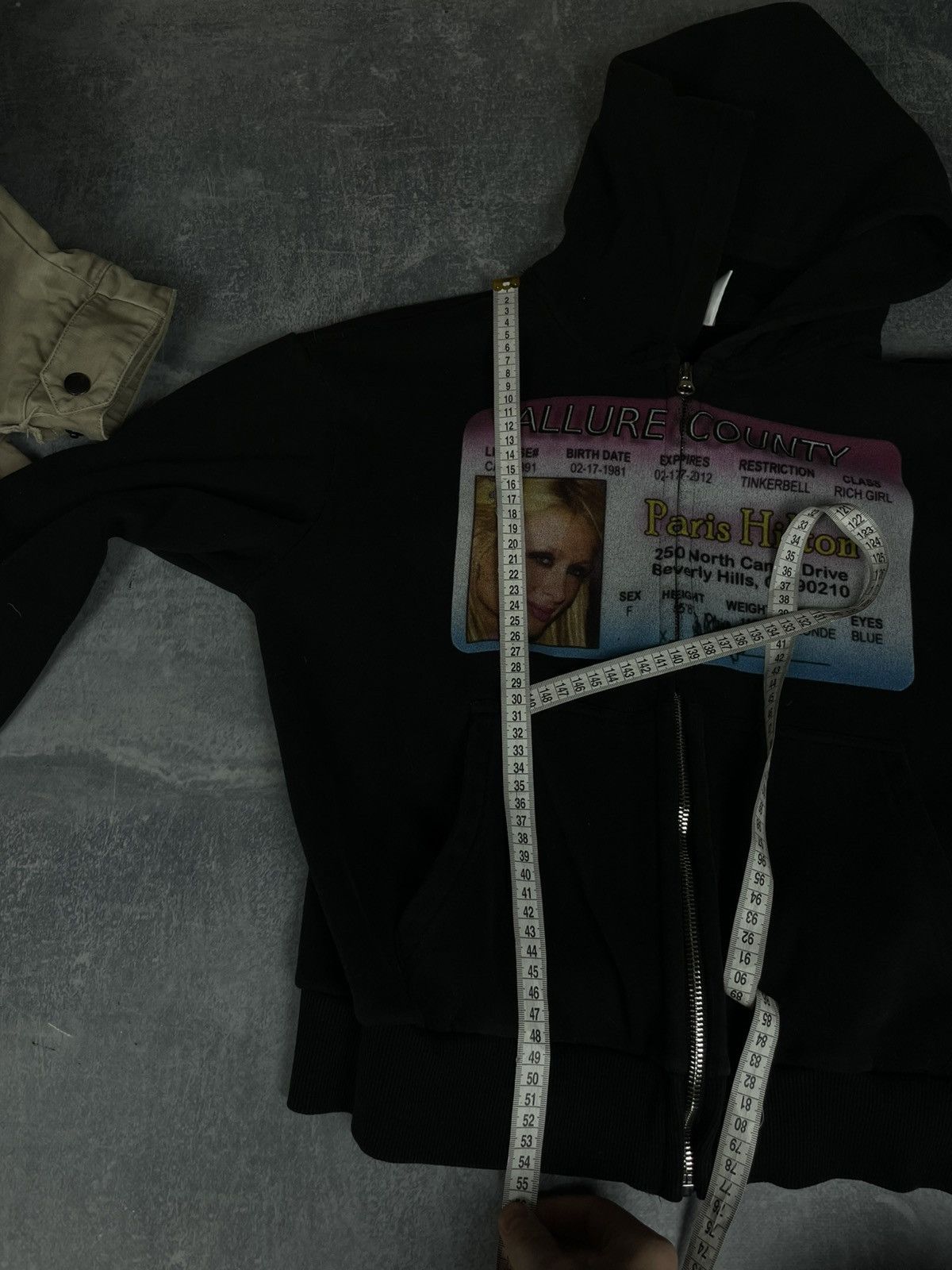 HMDD Allure County Paris Hilton black zip hoodie Size S / US 4 / IT 40 - 7 Thumbnail