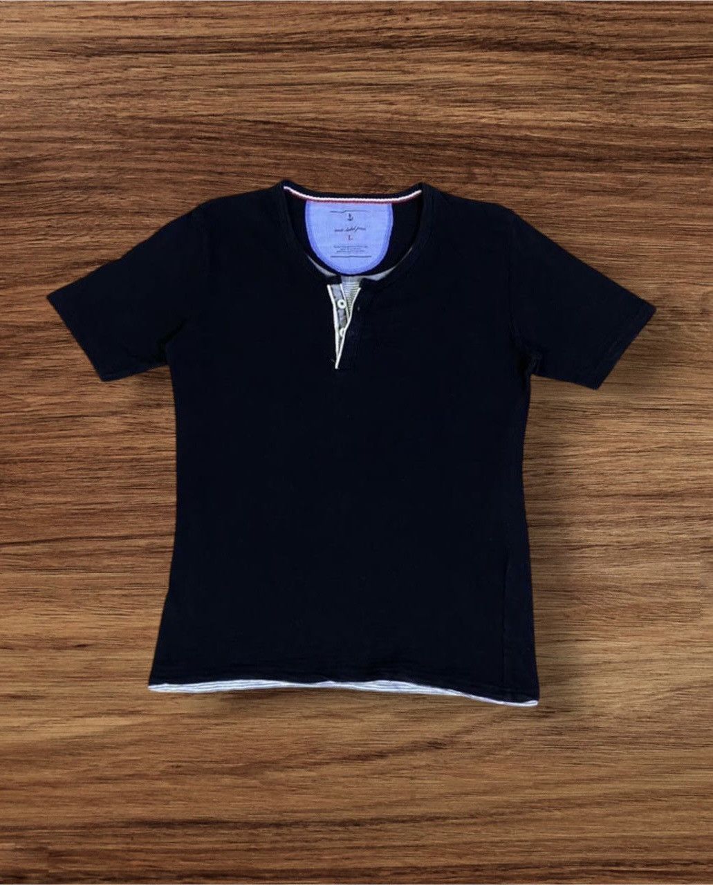 Japanese Brand × Vintage Japanese Brand Anti-Label Jean Double Layer Tee Size US S / EU 44-46 / 1 - 1 Thumbnail