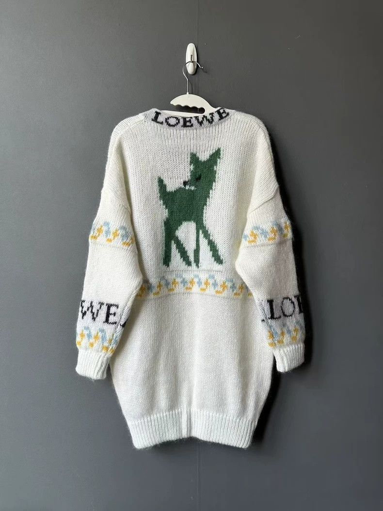 Loewe LOEWE Deer mohair cardigan Size XS / US 0-2 / IT 36-38 - 2 Thumbnail