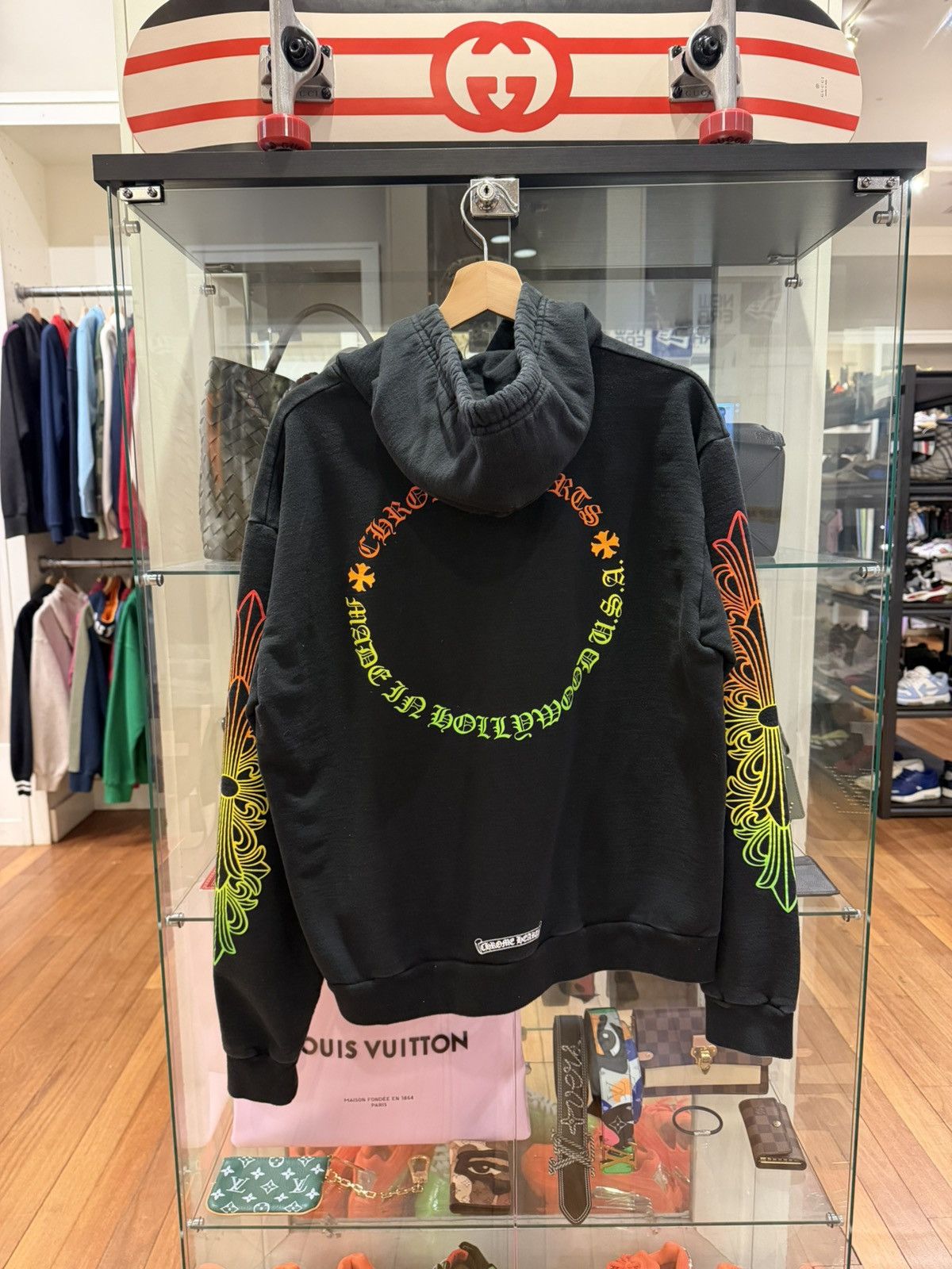 Chrome Hearts Chrome Hearts Horseshoe Floral Gradient Hoodie Size US S / EU 44-46 / 1 - 2 Thumbnail