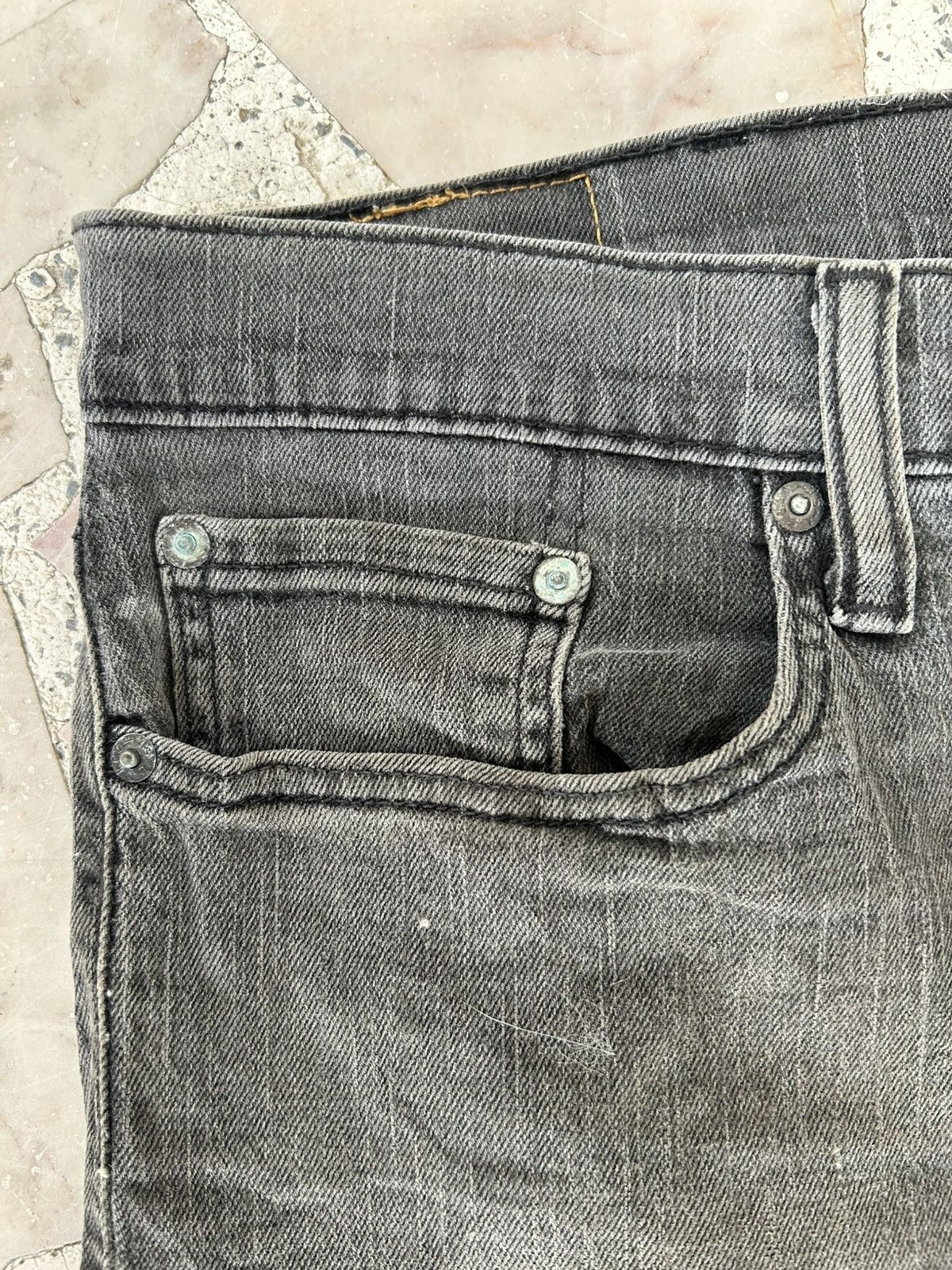 Levi's Levis 514 Denim Vintage Faded Black Trousers Size US 38 / EU 54 - 5 Thumbnail