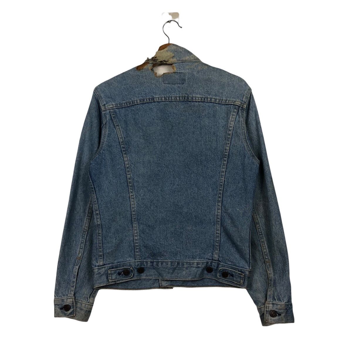 Levi's 📌Vintage Trucker Denim Jacket Distressed Levi's Made in Usa Size US M / EU 48-50 / 2 - 9 Thumbnail