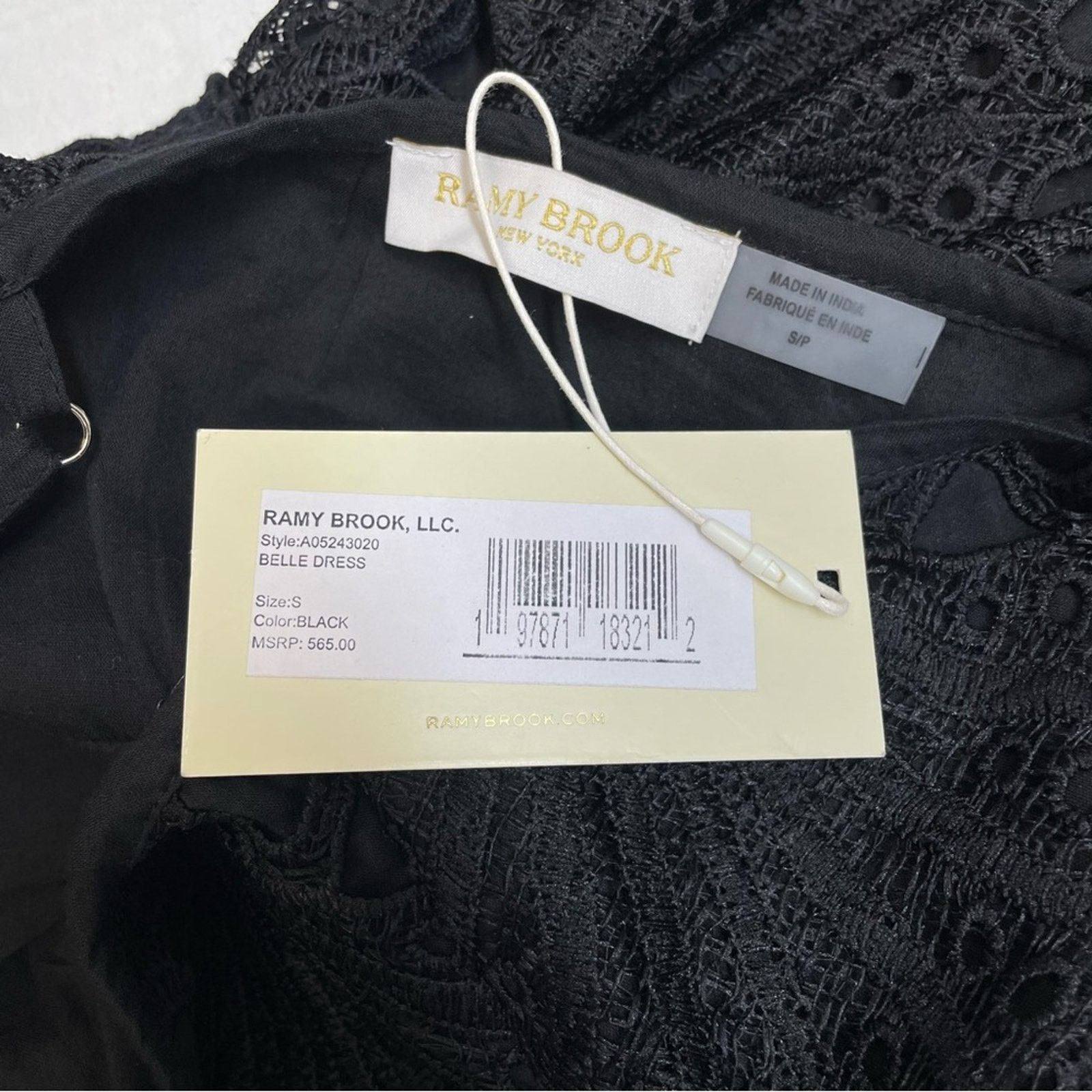 Ramy Brook NWT Ramy Brook Embroidered Belle Dress in Black size Small Size S / US 4 / IT 40 - 10 Thumbnail