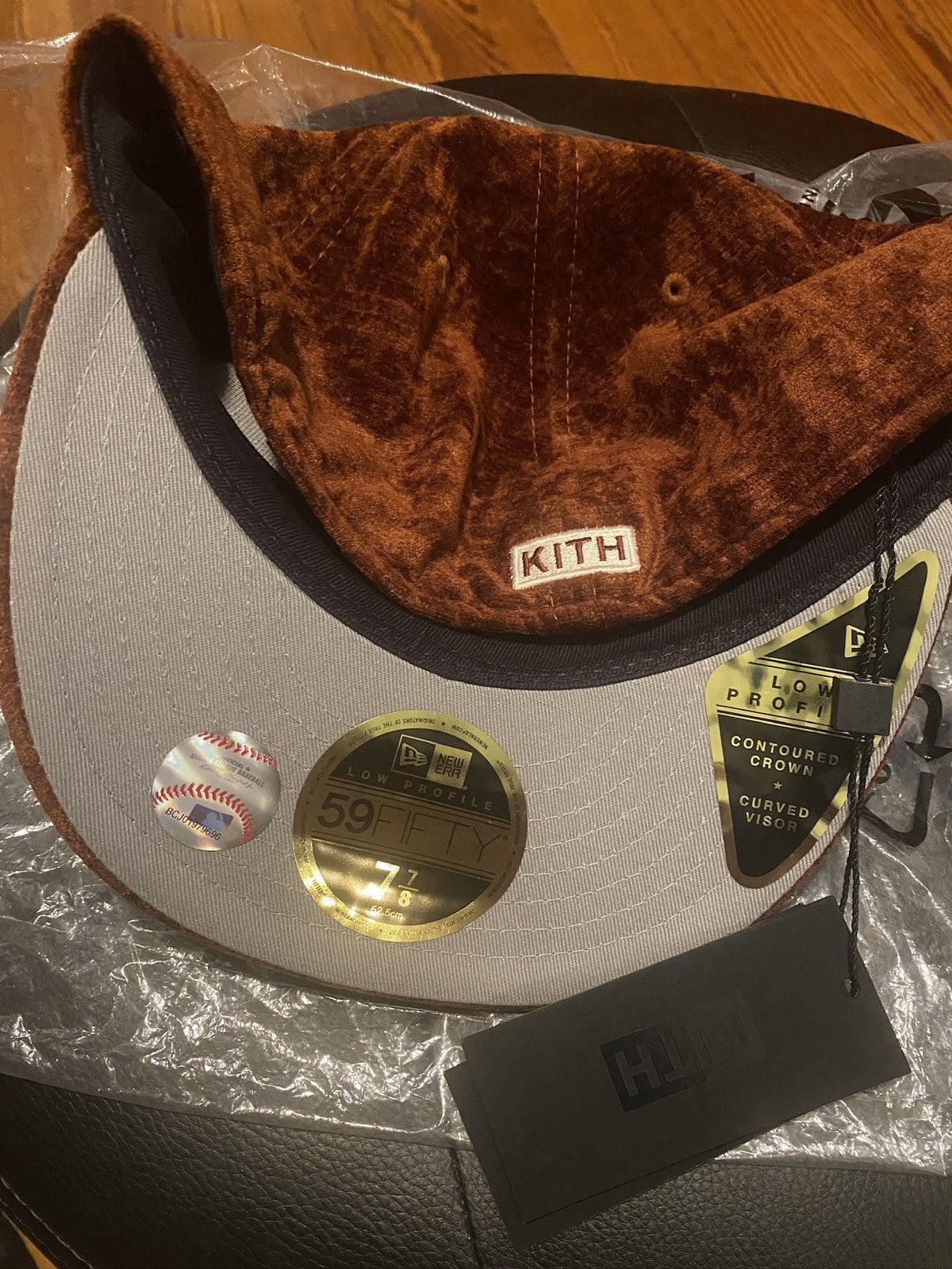 Kith Kith x New Era NY Yankees Chenille Chainstitch 59Fifty Hat Size ONE SIZE - 5 Thumbnail