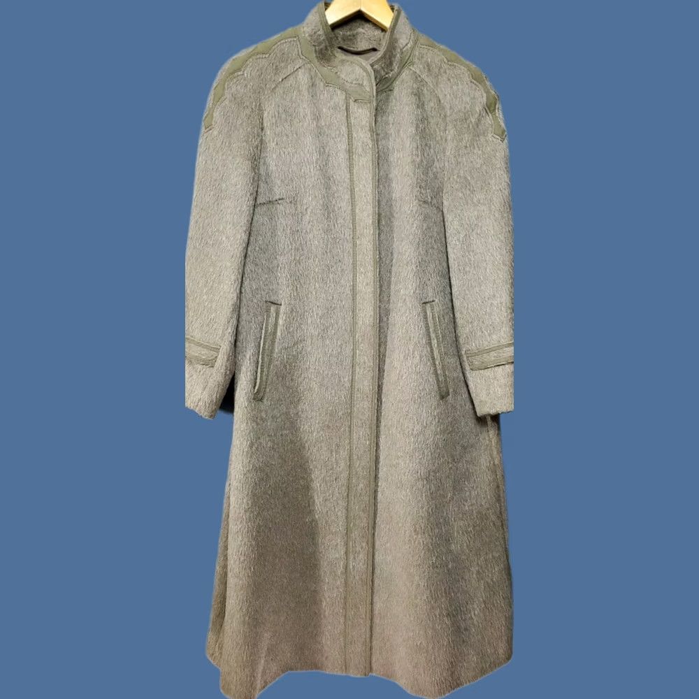 Vintage VINTAGE Calw Overcoat Coat Long Wool Brown 40X43 Unisex Adults M Lining Alpaca Wool Germany 80s 90s Accessories Pockets Button Size M / US 6-8 / IT 42-44 - 1 Thumbnail