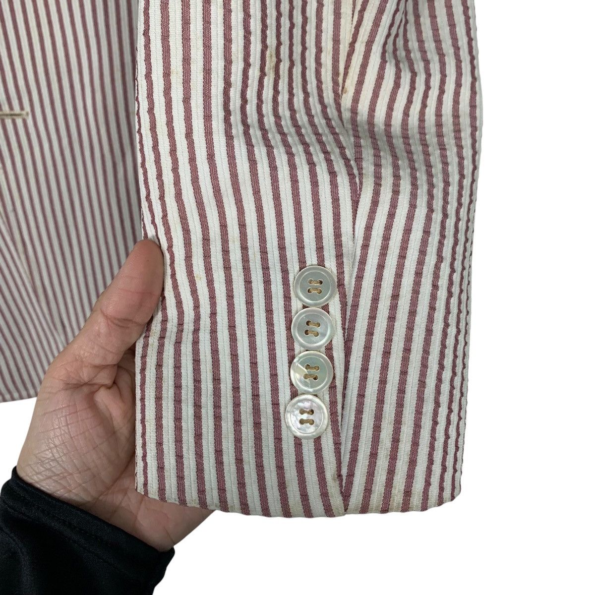 Pierre Cardin PIERRE CARDIN Striped Suit Jacket Blazers #2167-C95 Size US S / EU 44-46 / 1 - 13 Thumbnail