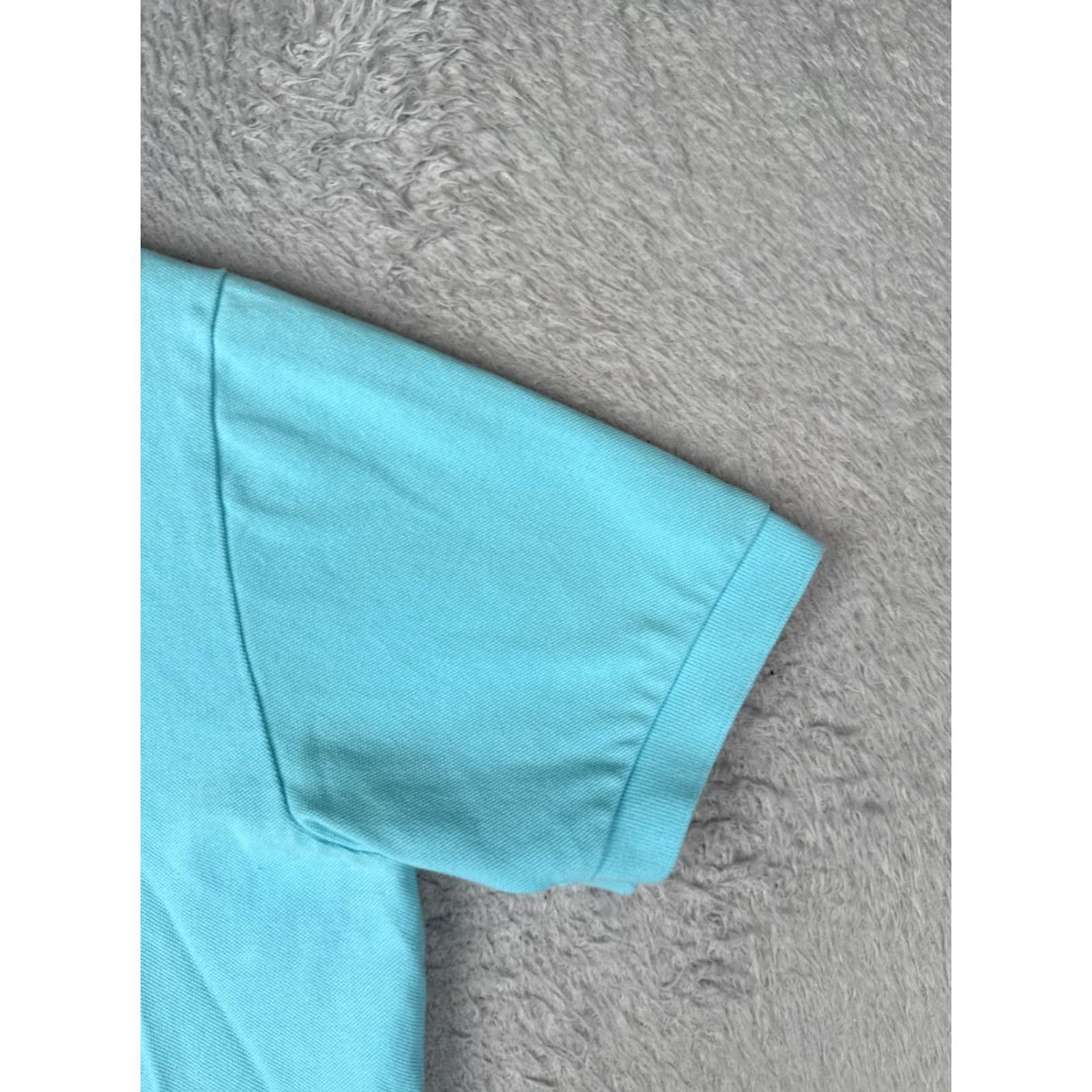 Ralph Lauren VINTAGE Polo Ralph Lauren Polo Shirt Adult XL Blue Short Sleeve Cotton Polo Shirt Polo Ralph Lauren Shirt Men Blue XL Size US XL / EU 56 / 4 - 2 Thumbnail