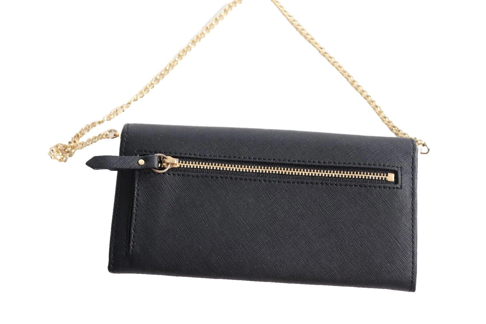 Designer Victoria's Secret Black Crossbody Bag Wallet Removable Chain Size ONE SIZE - 2 Thumbnail