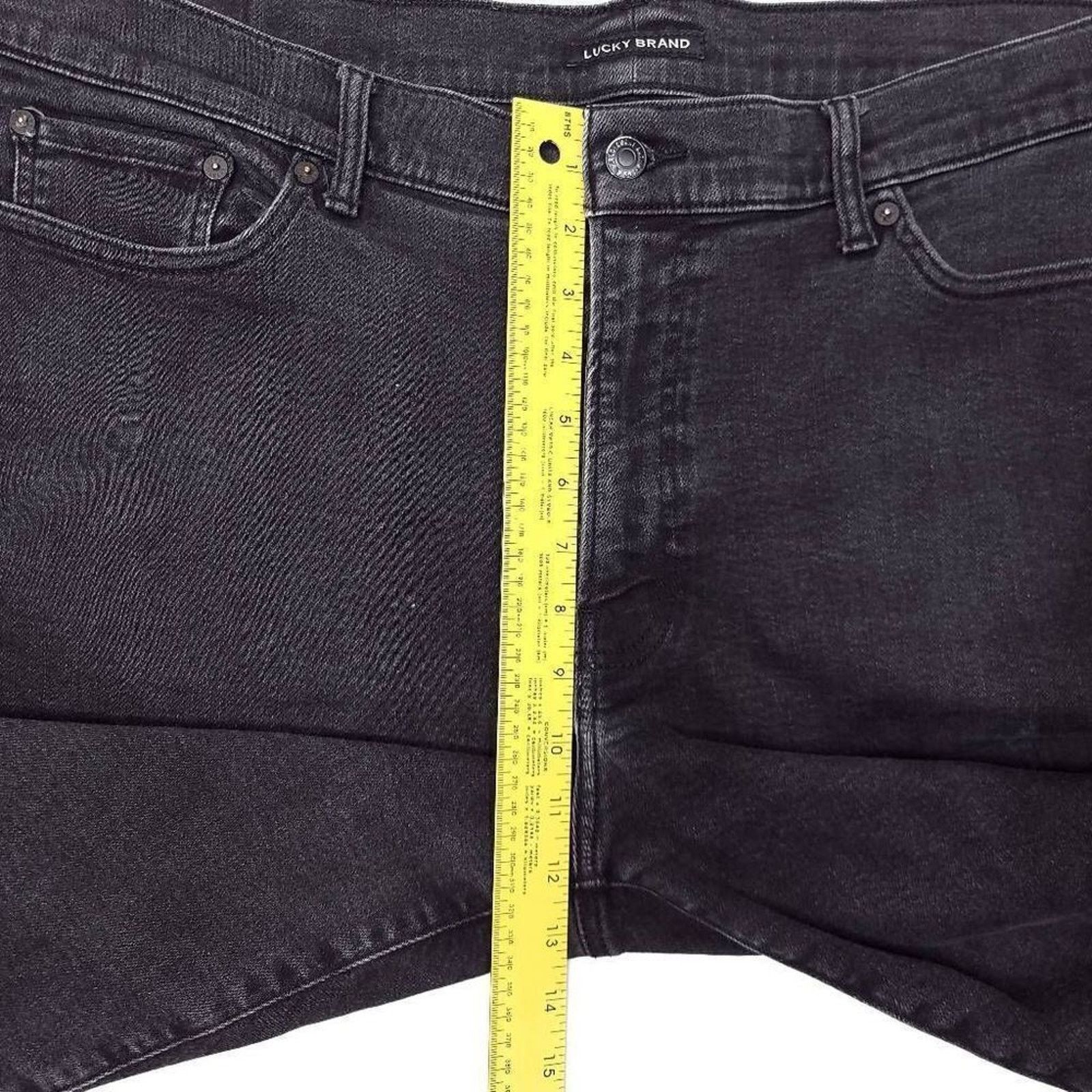 Lucky Brand Lucky Brand 363 Vintage Straight Jeans Mens 40x30 Black Size US 40 / EU 56 - 3 Thumbnail
