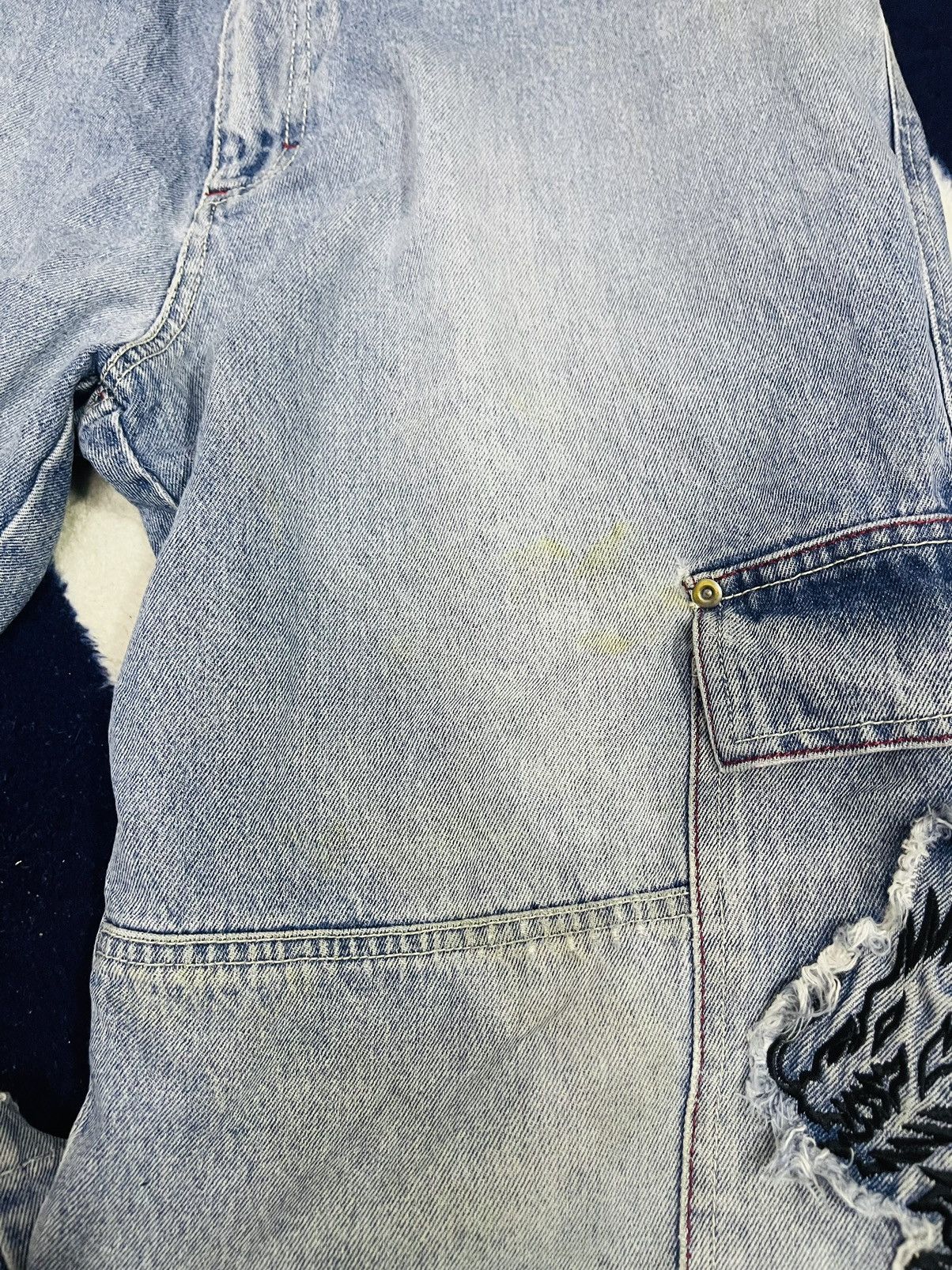 Japanese Brand Kakei Street Baggy Jeans (13) Size US 34 / EU 50 - 10 Thumbnail