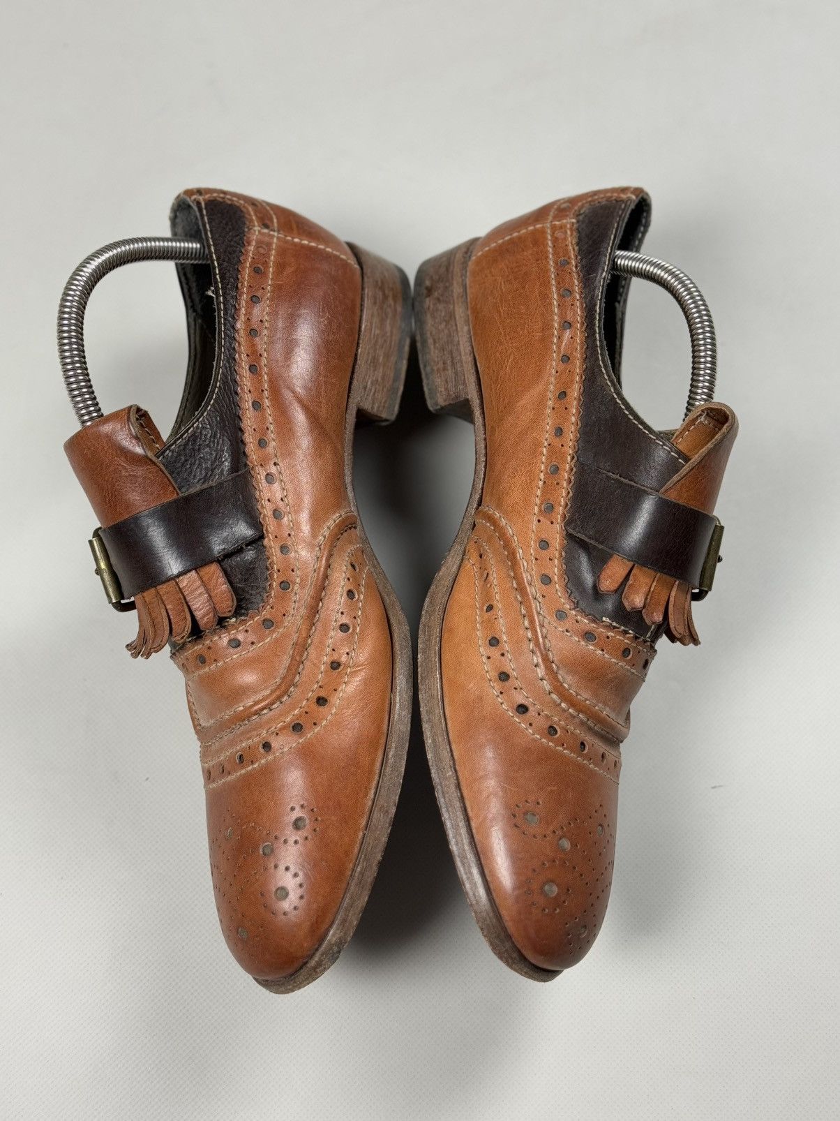 MoMA MOMA Men’s Avant-Garde Single Monk Leather Classic Shoes Size US 8 / EU 41 - 18 Thumbnail