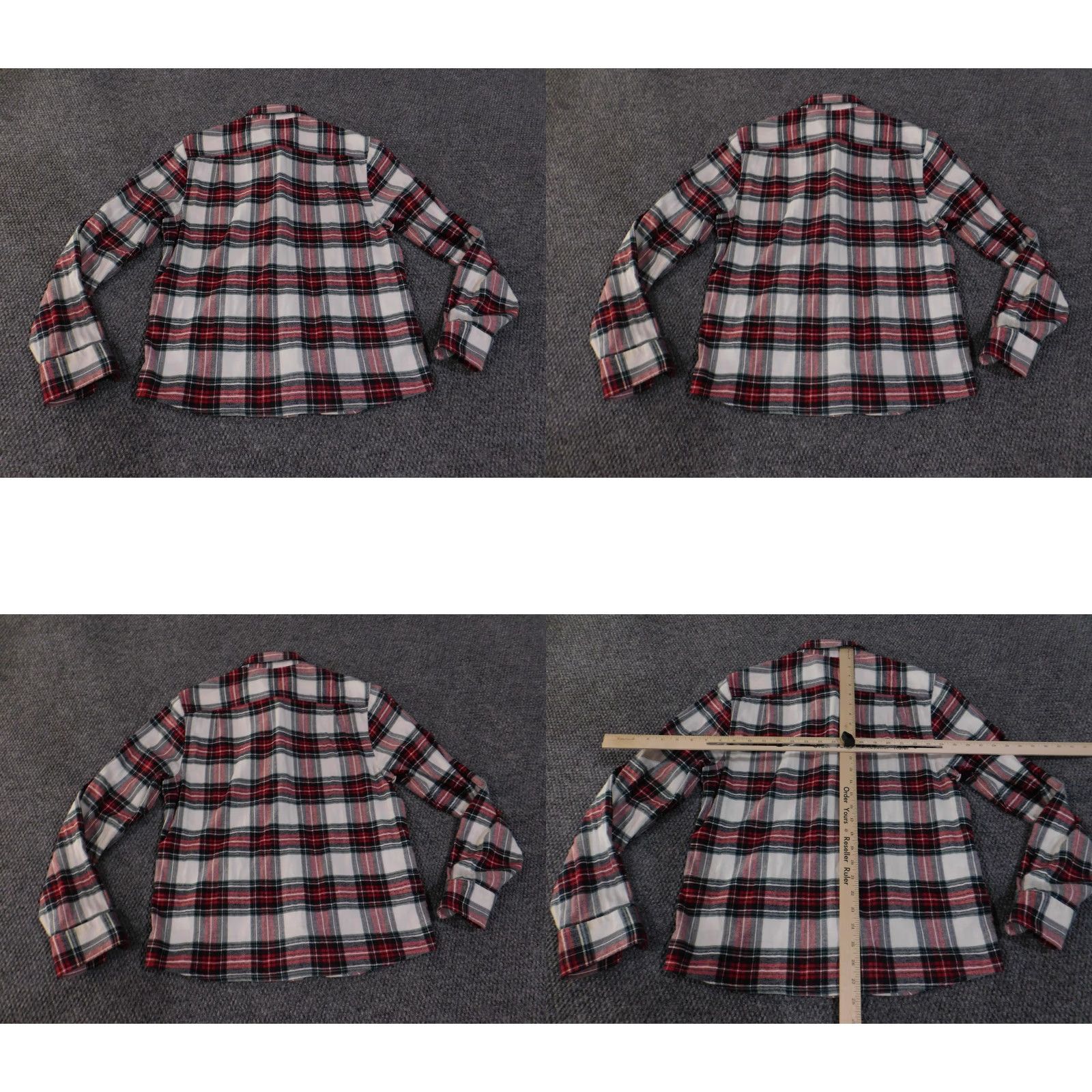 Lucky Brand Lucky Brand Shirt Mens Small Red Black Plaid Flannel Untucked Saturday Stretch Pocket Long Sleeve Button-Up Size US S / EU 44-46 / 1 - 8 Thumbnail