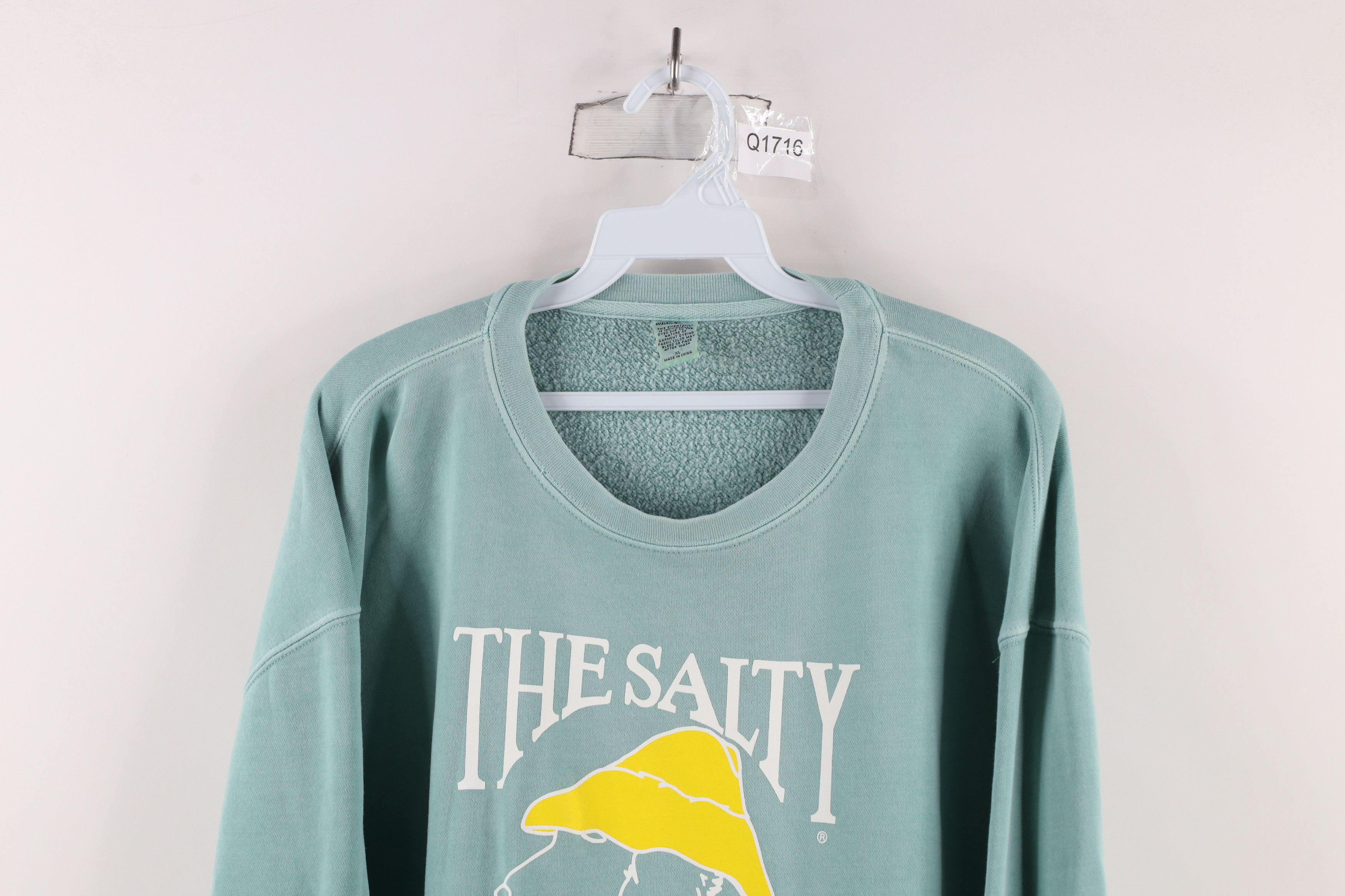 Vintage Vintage 90s Stonewash The Salty Dog Cafe Crewneck Sweatshirt Size US XL / EU 56 / 4 - 2 Thumbnail