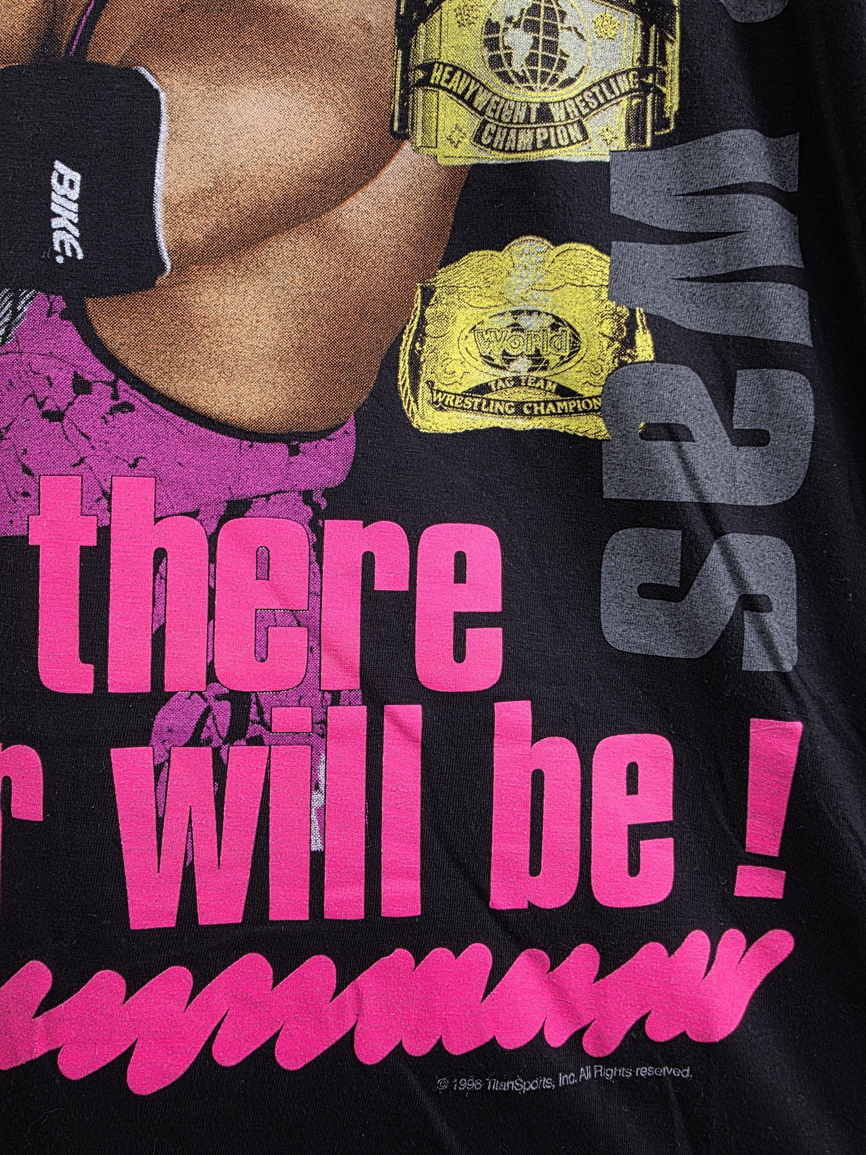 Vintage × WWE × WWF 1996 WWF Bret Hart The Best XL 23" 29" Size US XL / EU 56 / 4 - 3 Thumbnail