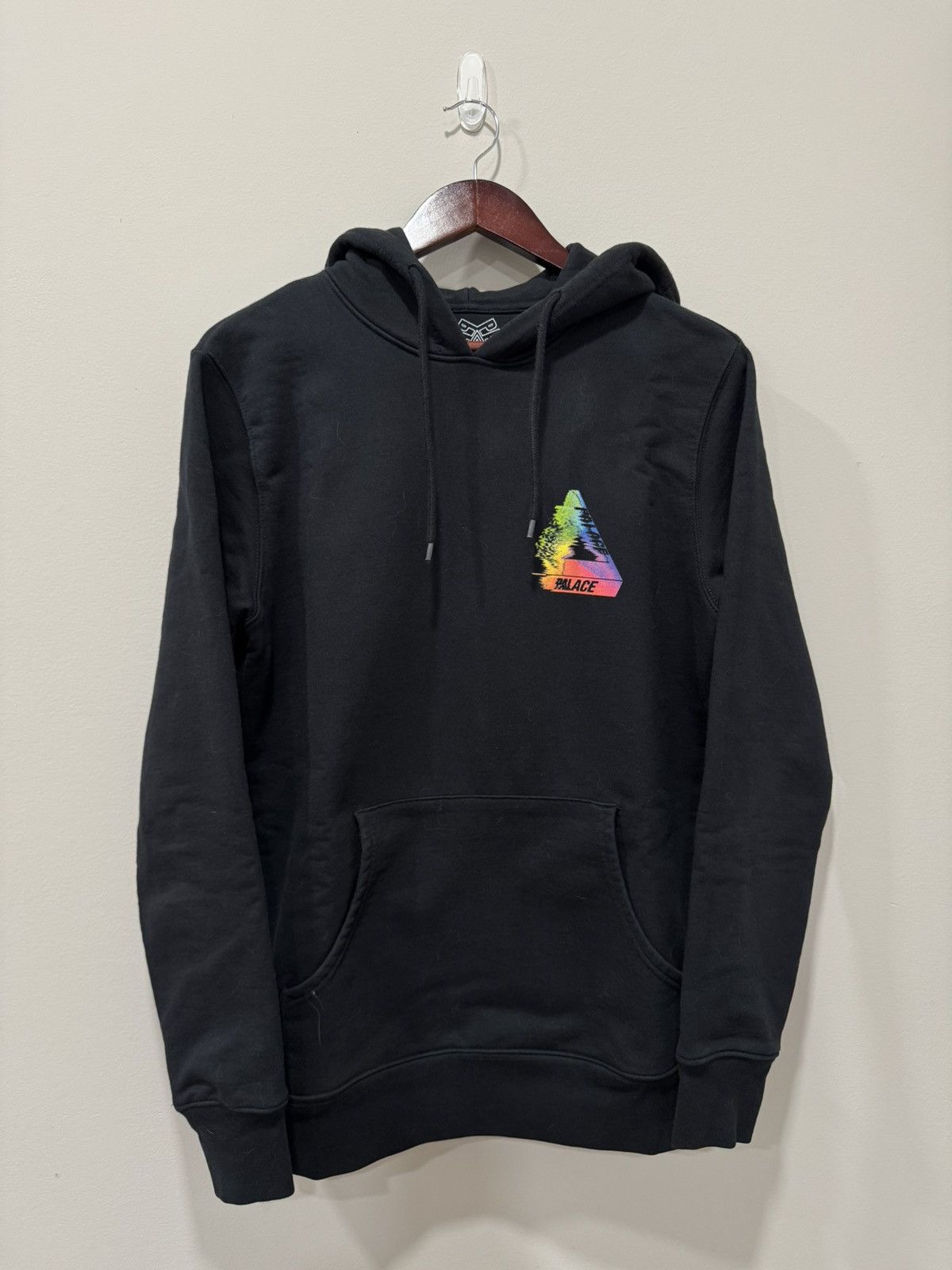 PALACE 16ss TRI-SMUDGE CREW BLACK L