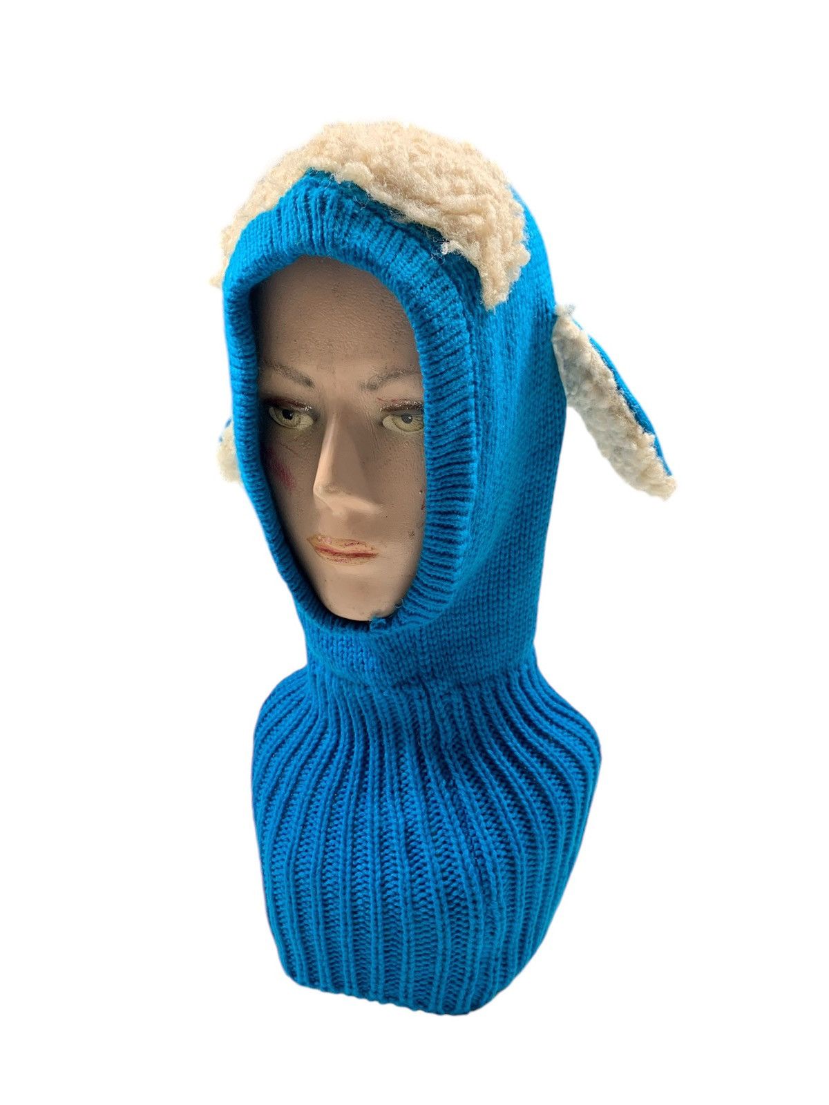 14th Addiction Bunny horn balaclava Masked knitted Beanie hats Size ONE SIZE - 1 Thumbnail