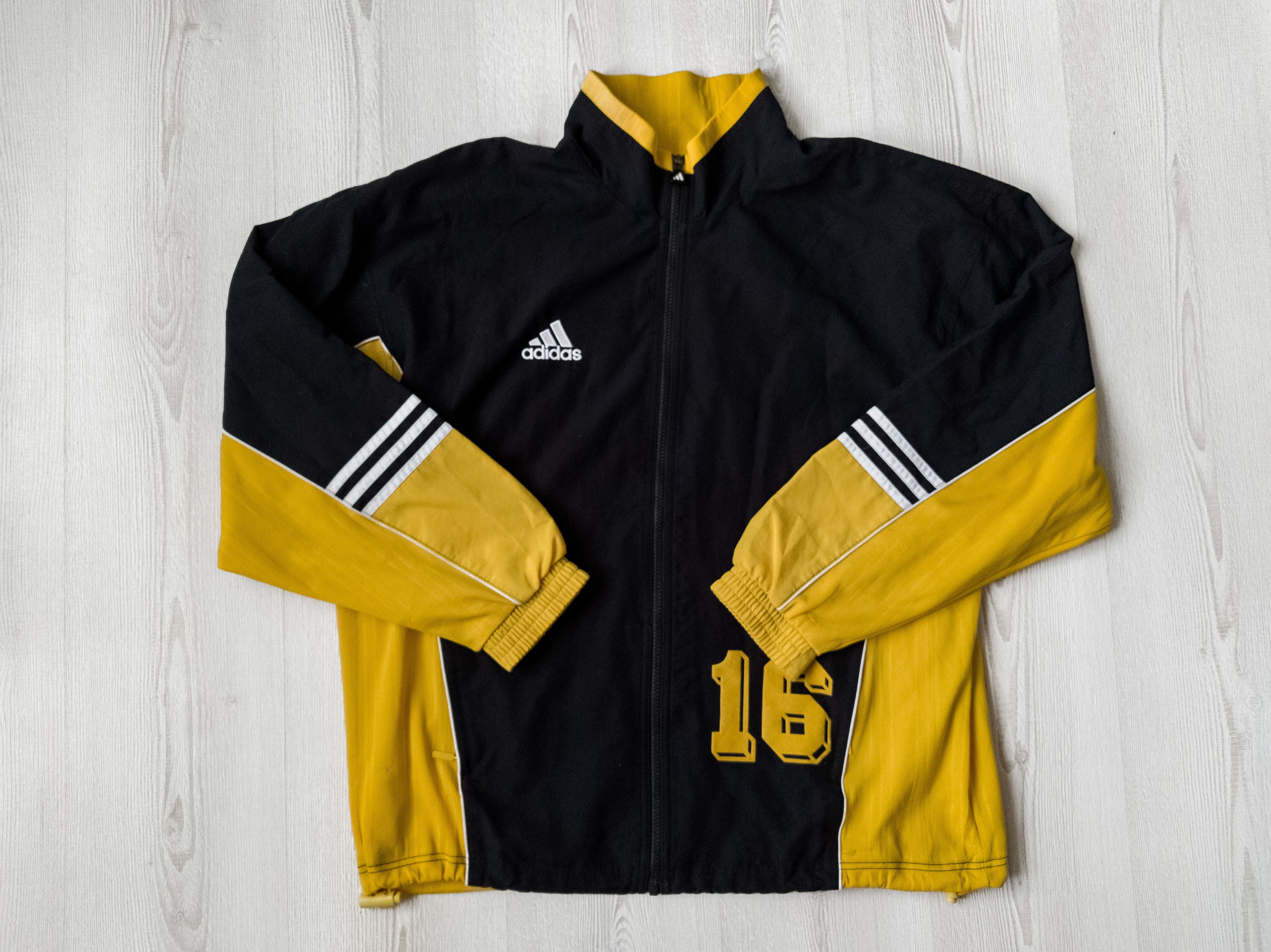 image of Adidas Jacket Windbreaker Vintage Football 1999, Men's (Size Large)