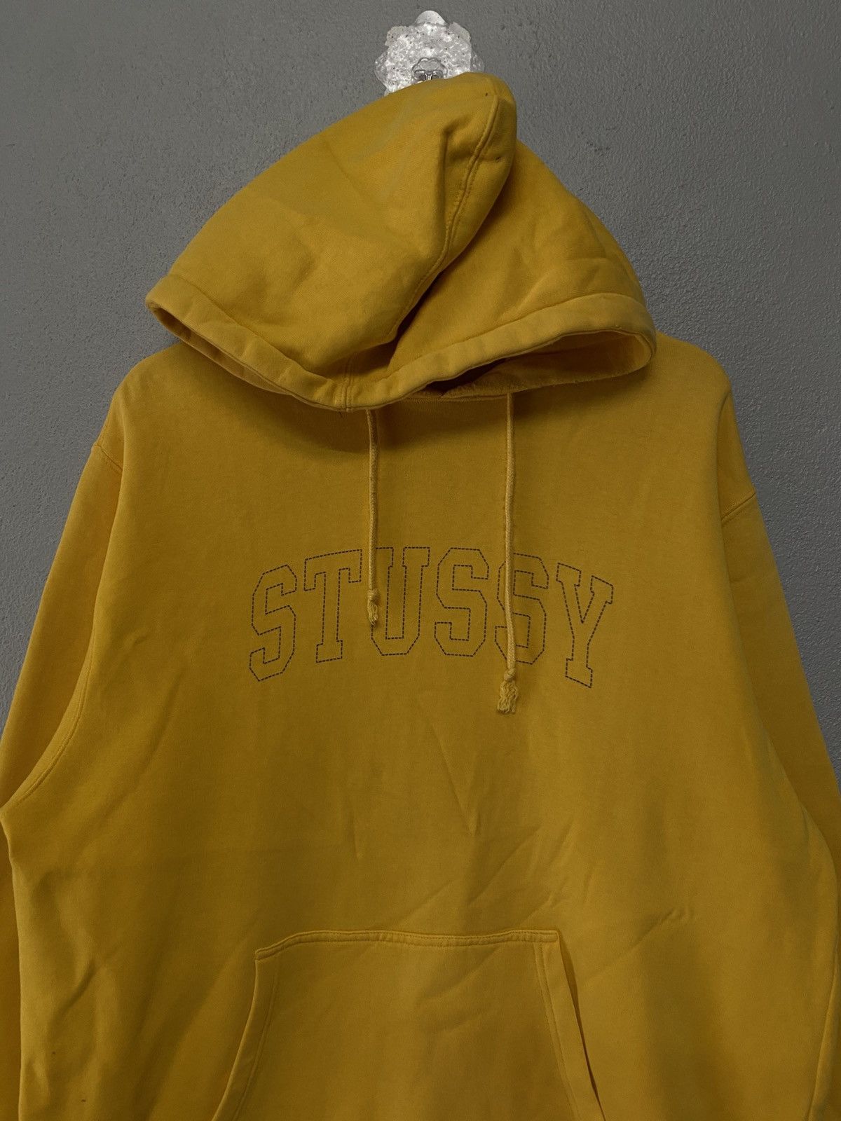 Stussy Vintage stussy Hoodie distressed J5 Size US M / EU 48-50 / 2 - 1 Thumbnail