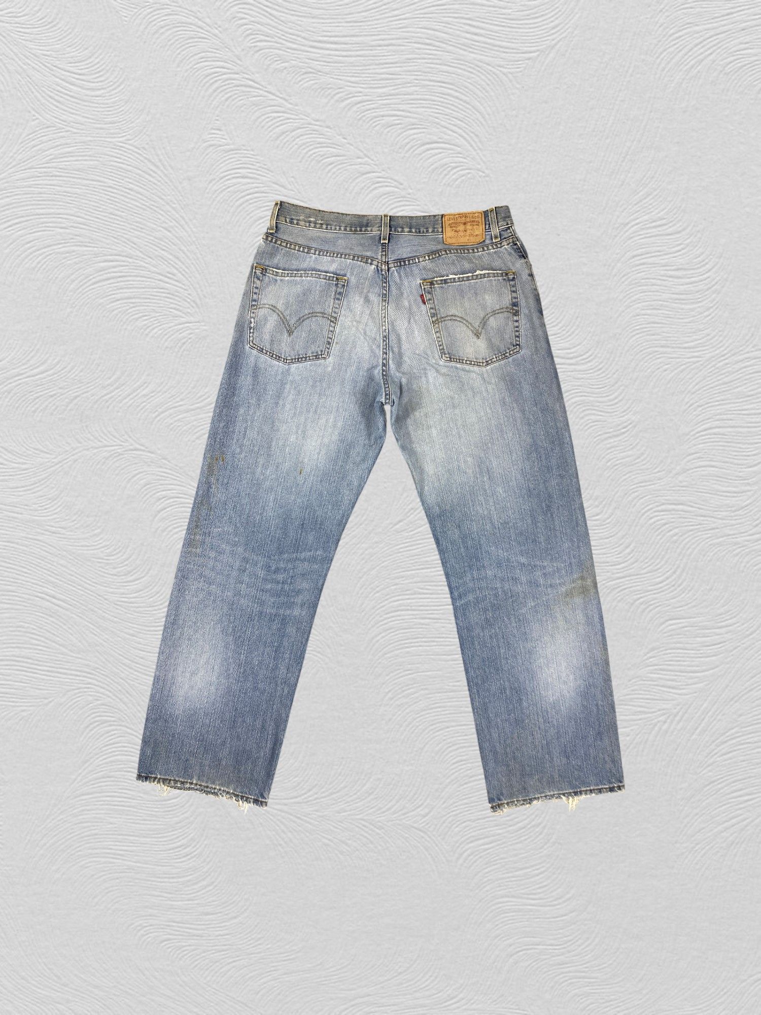 Levi's Vintage Levi's 569 Lose Straight Distressed Denim -JN542 Size US 36 / EU 52 - 2 Thumbnail