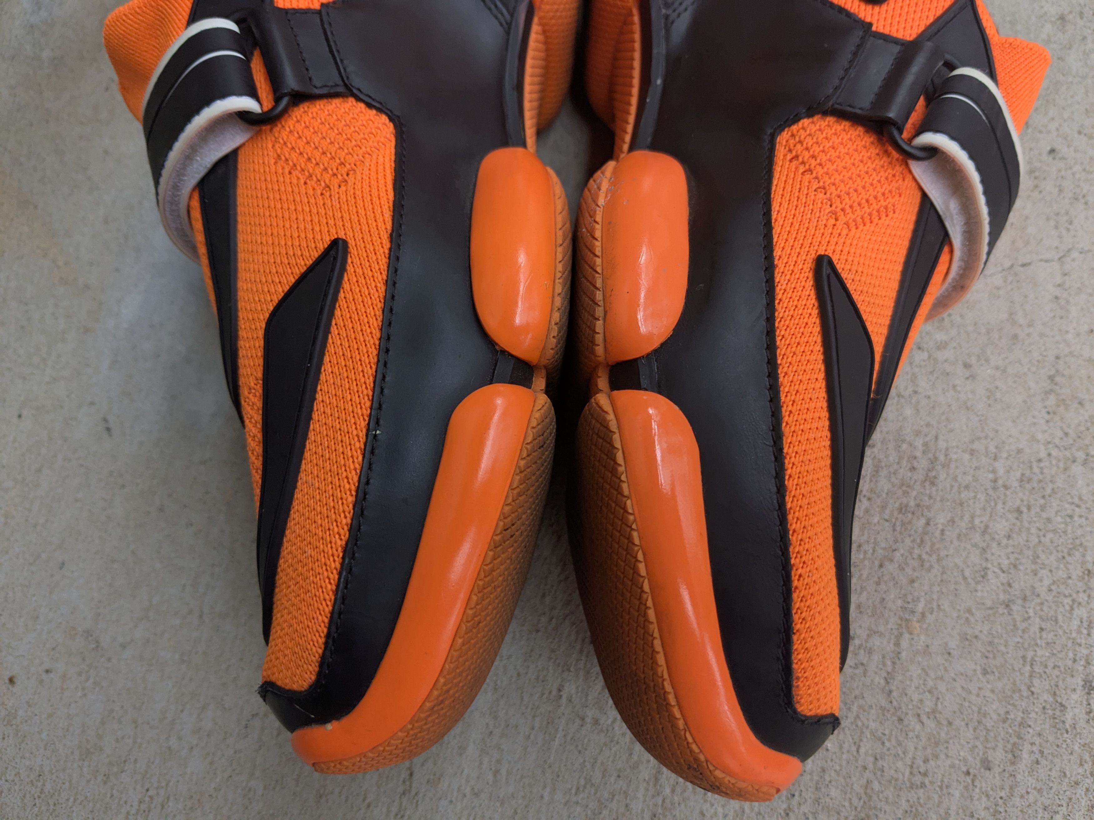 Prada Prada Cloudbust Sneakers Orange Black 7 Leather Size US 7 / EU 40 - 11 Thumbnail