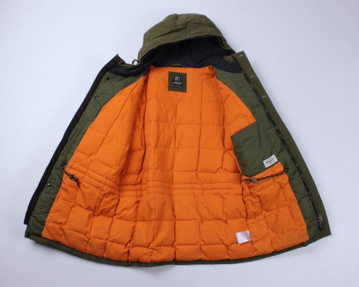 Vintage ONE TRUE SAXON Down Feather Green Khaki Parka Jacket Size US M / EU 48-50 / 2 - 16 Thumbnail